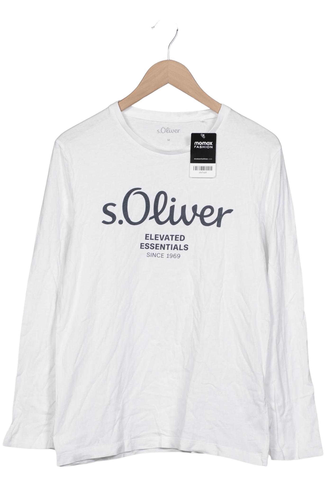 Thumbnail - s.Oliver Herren Langarmshirt, weiß, Gr. 48