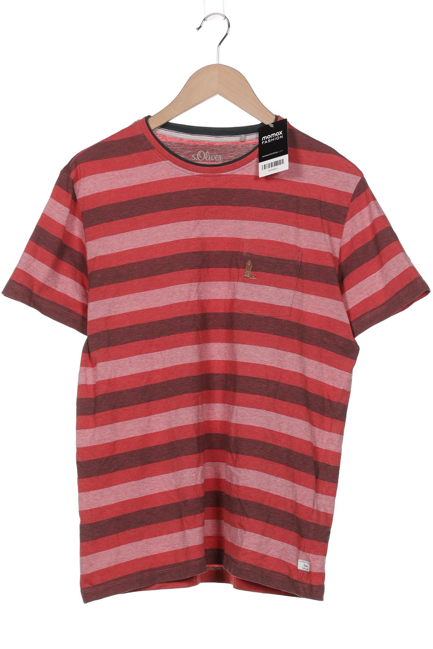 

s.Oliver Herren T-Shirt, rot, Gr. 52