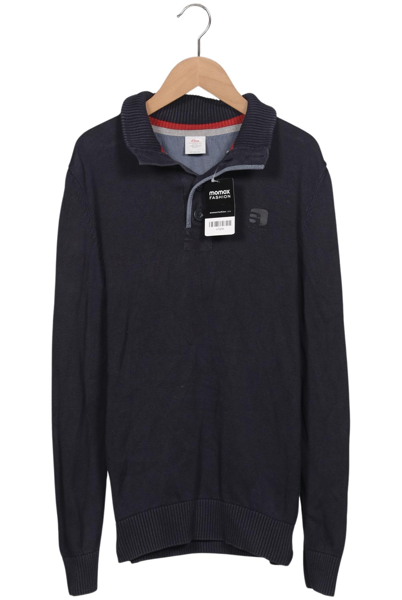 Thumbnail - s.Oliver Herren Pullover, marineblau, Gr. 46