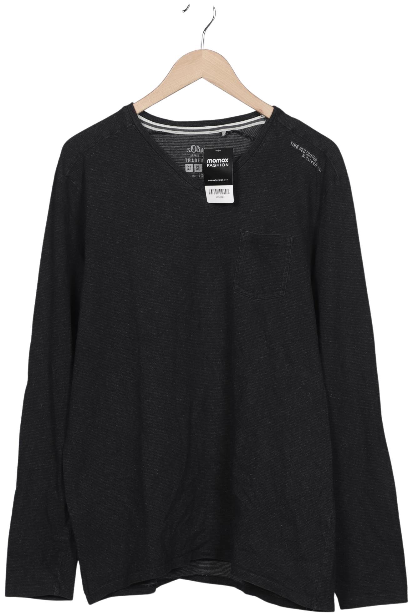 

s.Oliver Herren Langarmshirt, grau, Gr. 52