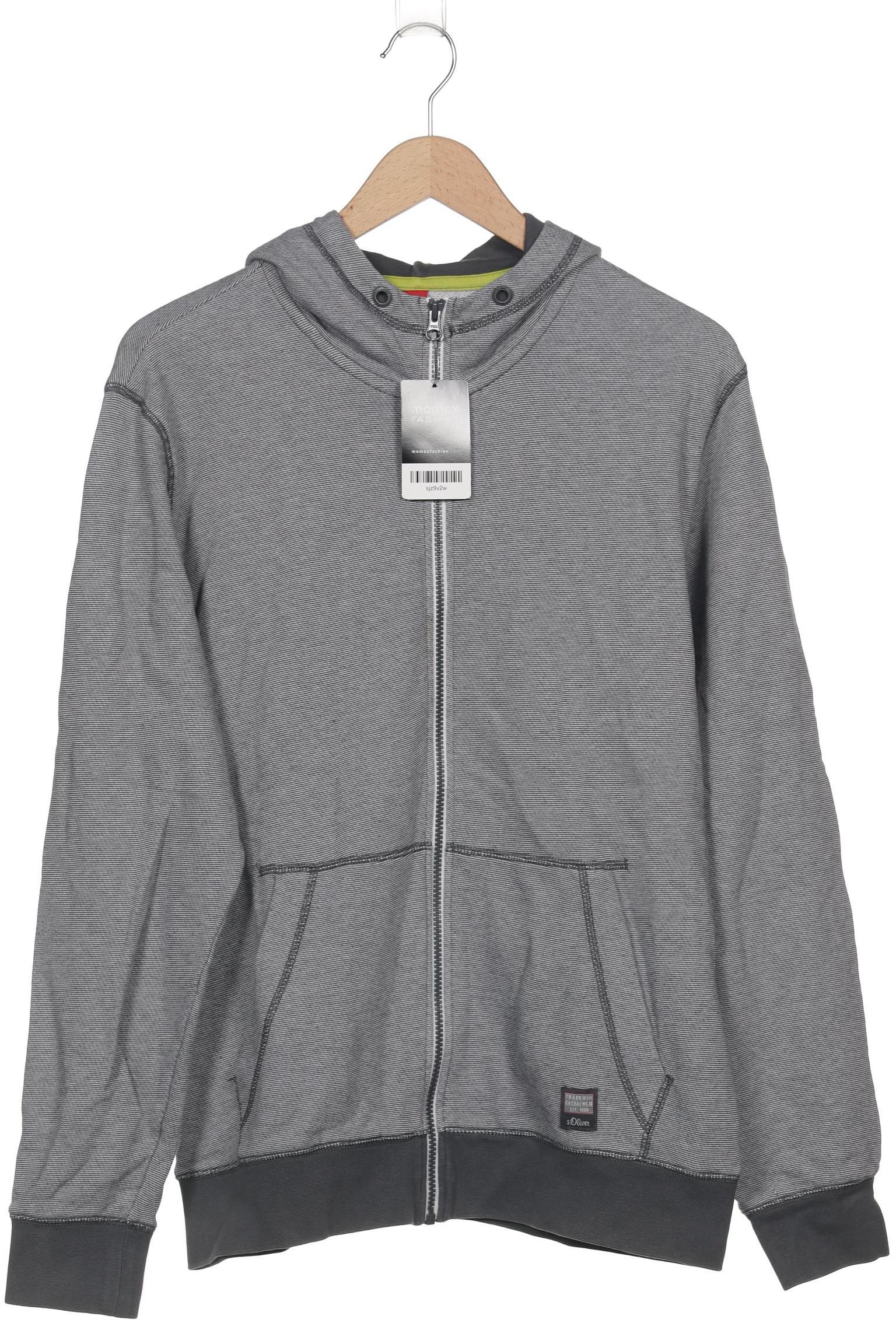 

s.Oliver Herren Kapuzenpullover, grau, Gr. 52
