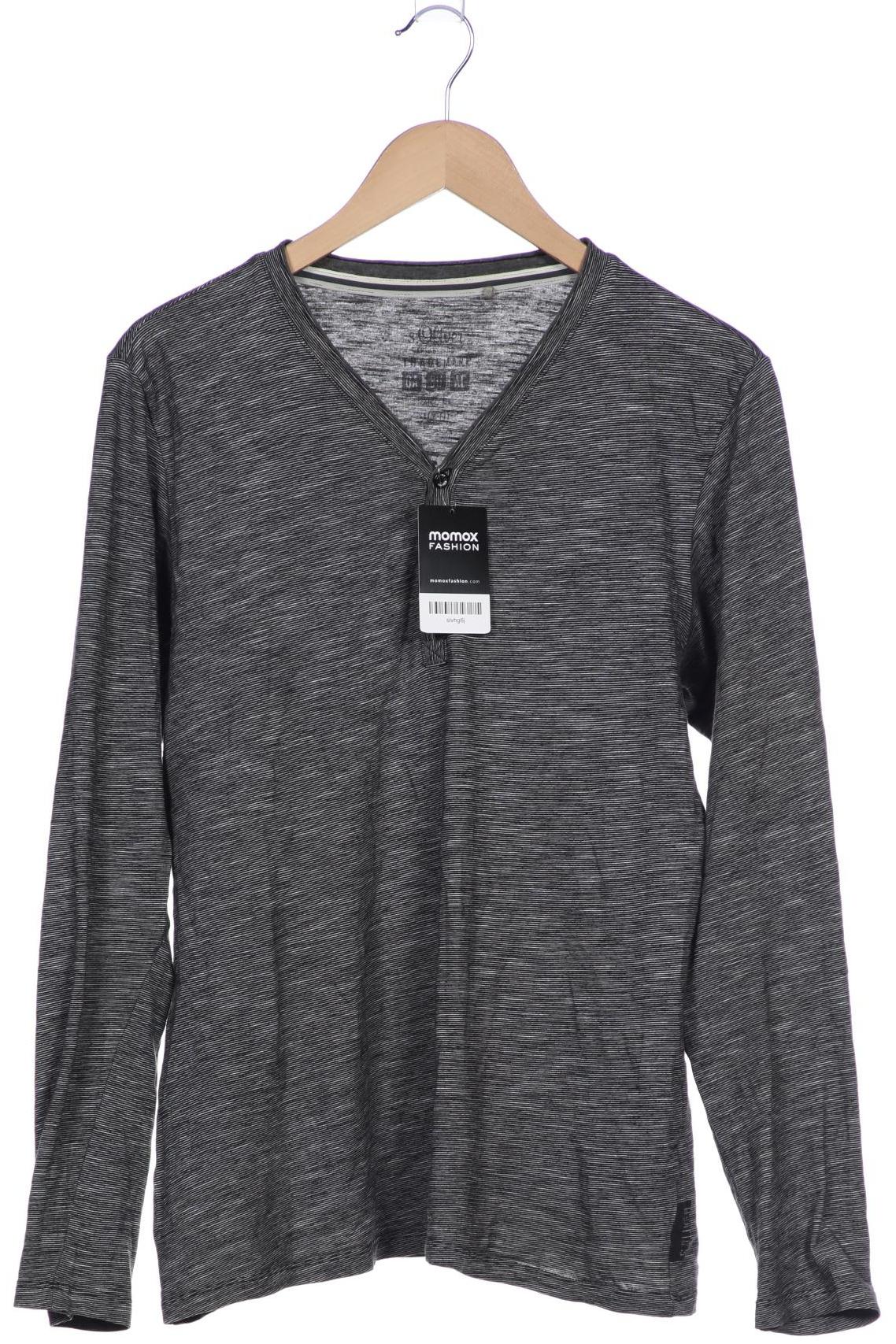 

s.Oliver Herren Langarmshirt, grau, Gr. 52