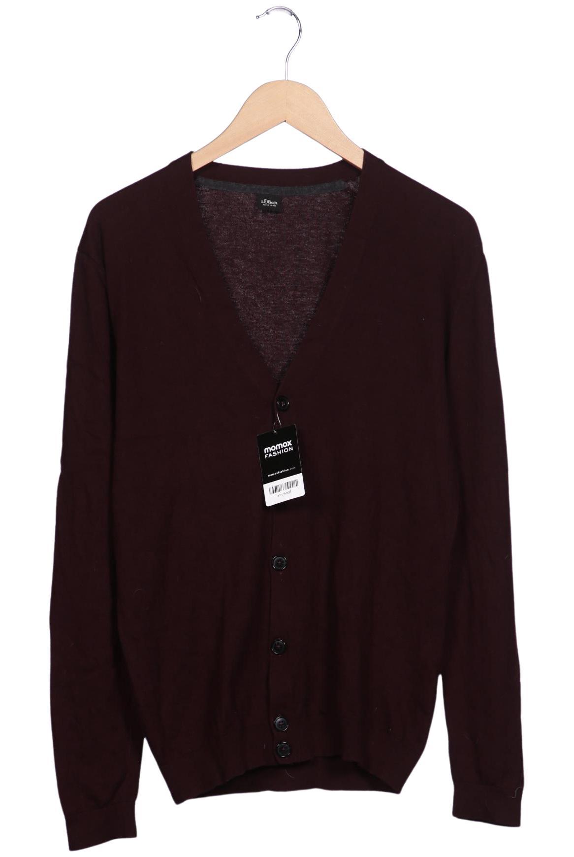 

s.Oliver Herren Strickjacke, bordeaux, Gr. 52