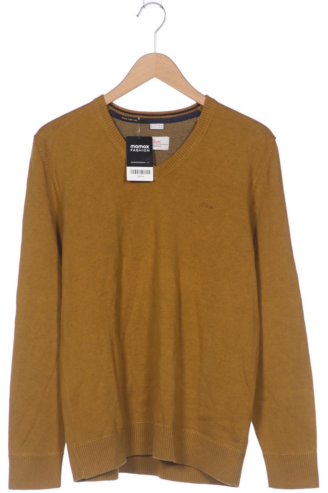 

s.Oliver Herren Pullover, gelb, Gr. 48