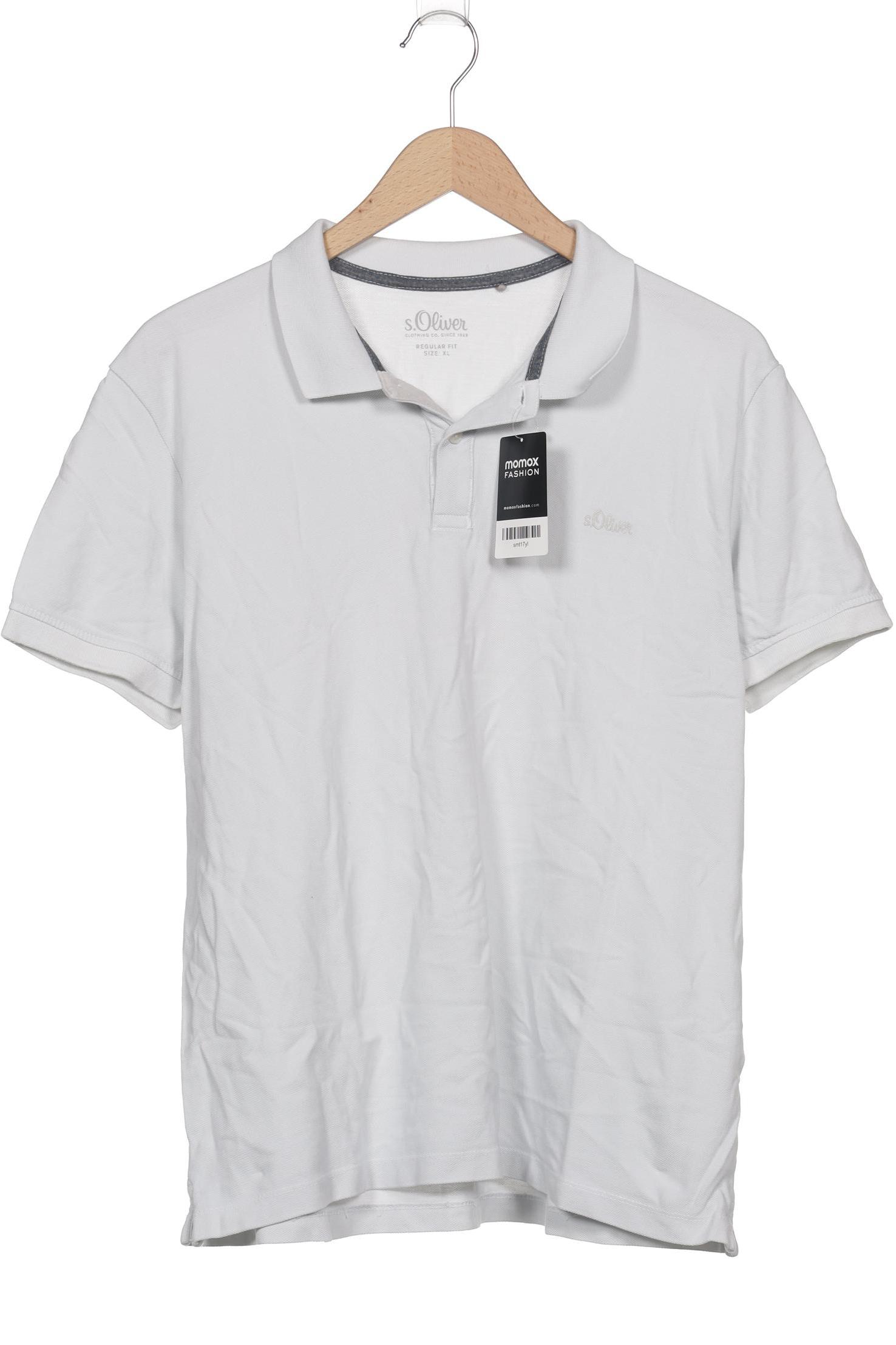 

s.Oliver Herren Poloshirt, weiß, Gr. 54