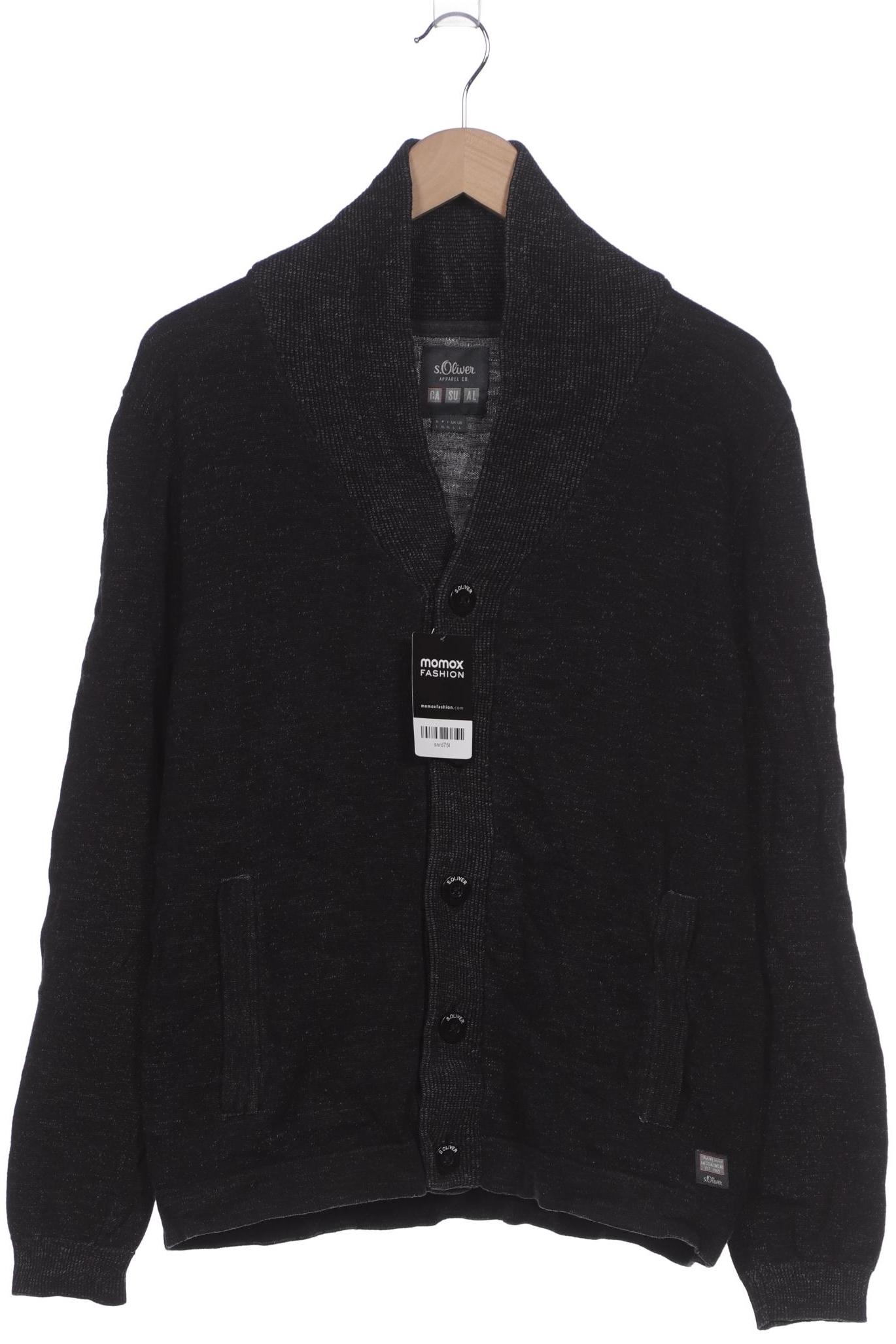 

s.Oliver Herren Strickjacke, schwarz, Gr. 52
