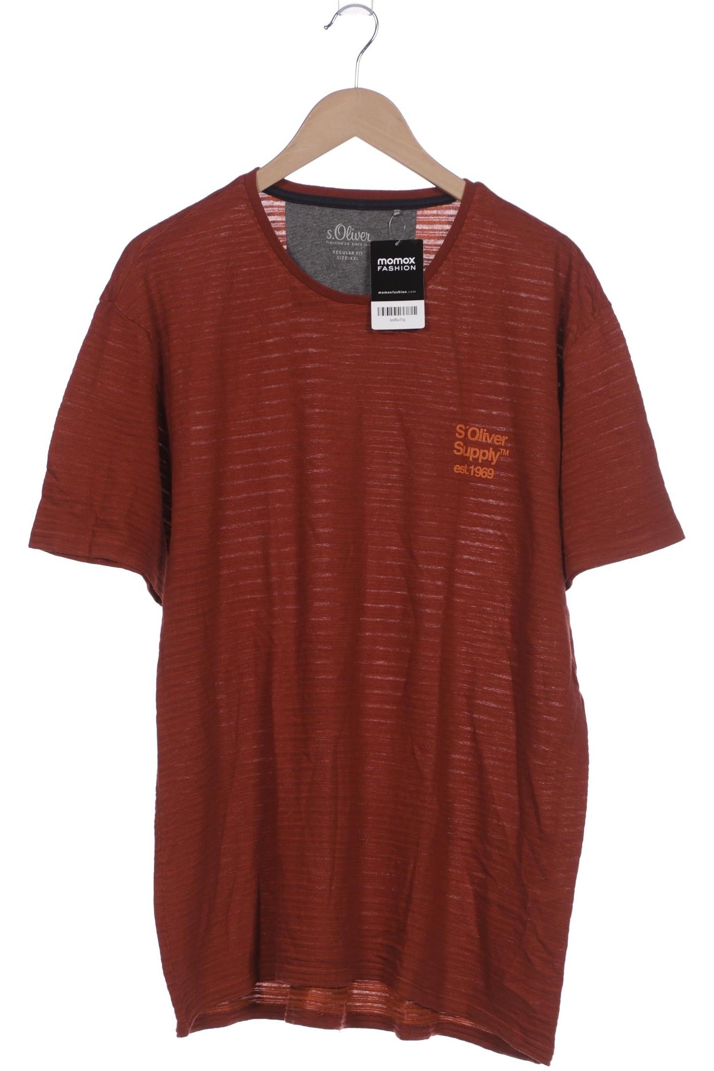 

s.Oliver Herren T-Shirt, orange, Gr. 56