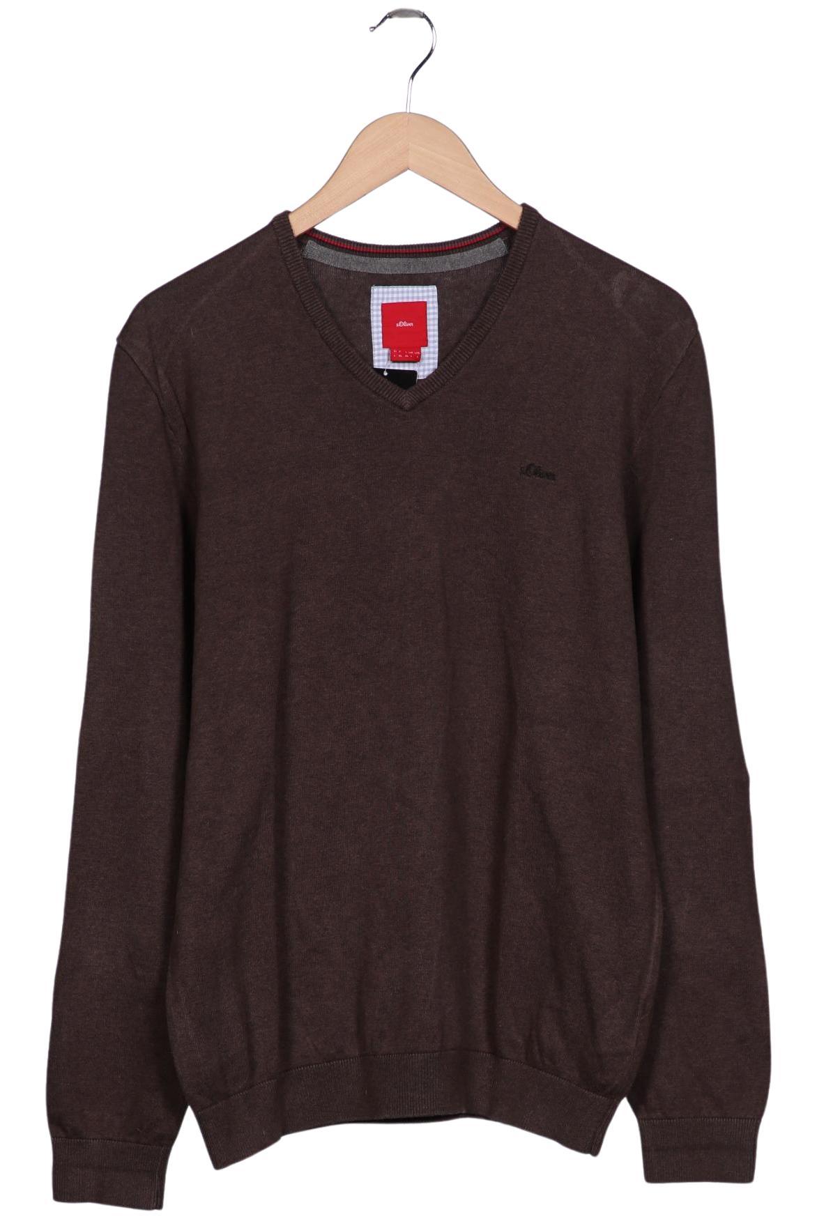 

s.Oliver Herren Pullover, braun, Gr. 52