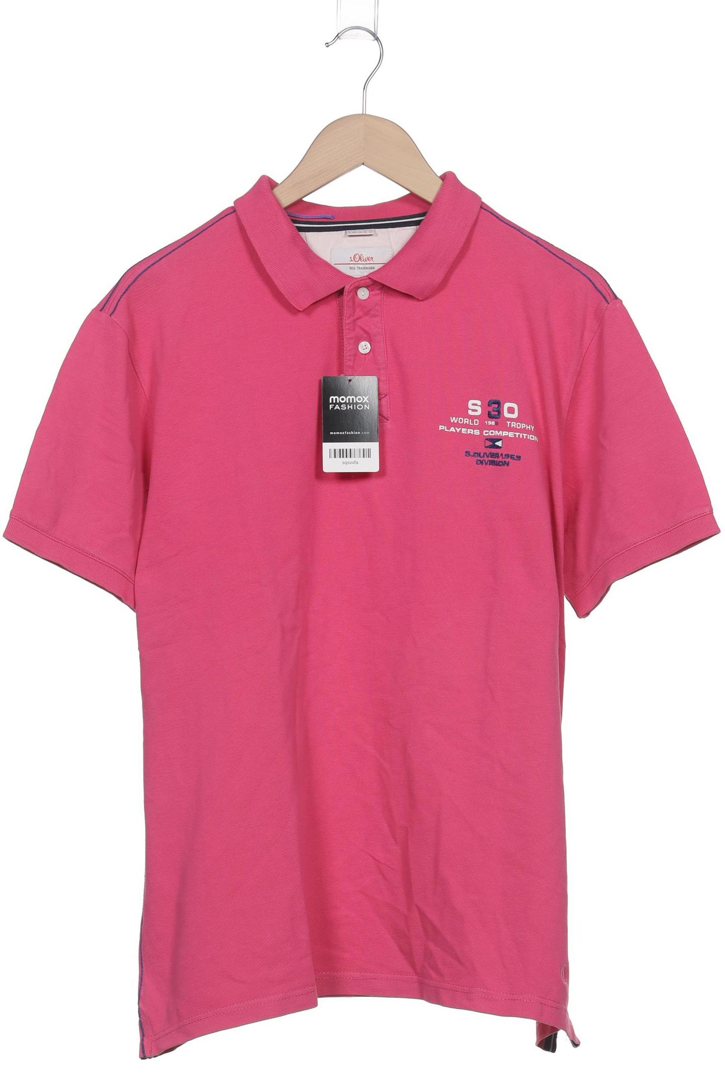 

s.Oliver Herren Poloshirt, pink, Gr. 54
