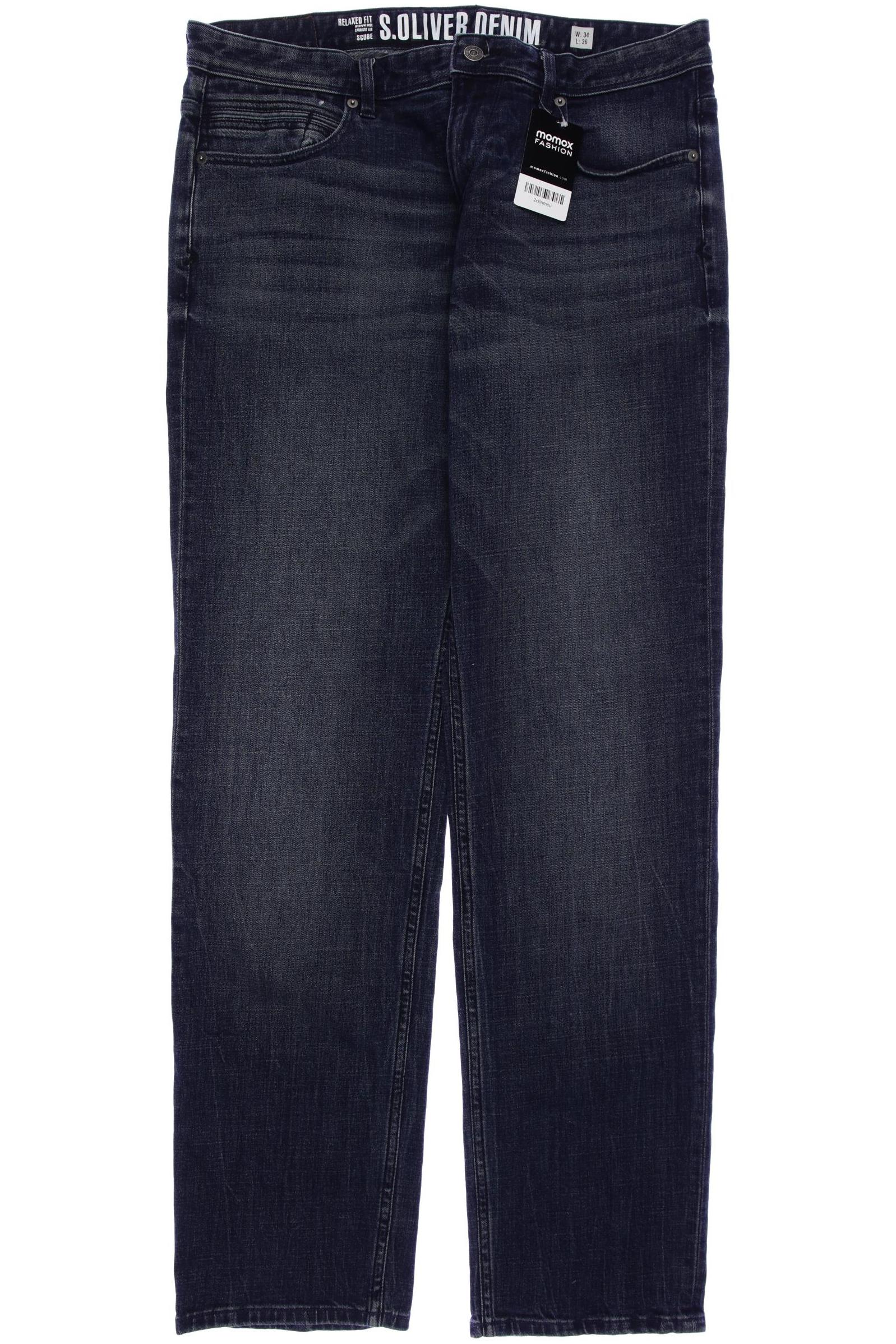 

s.Oliver Herren Jeans, marineblau, Gr. 34