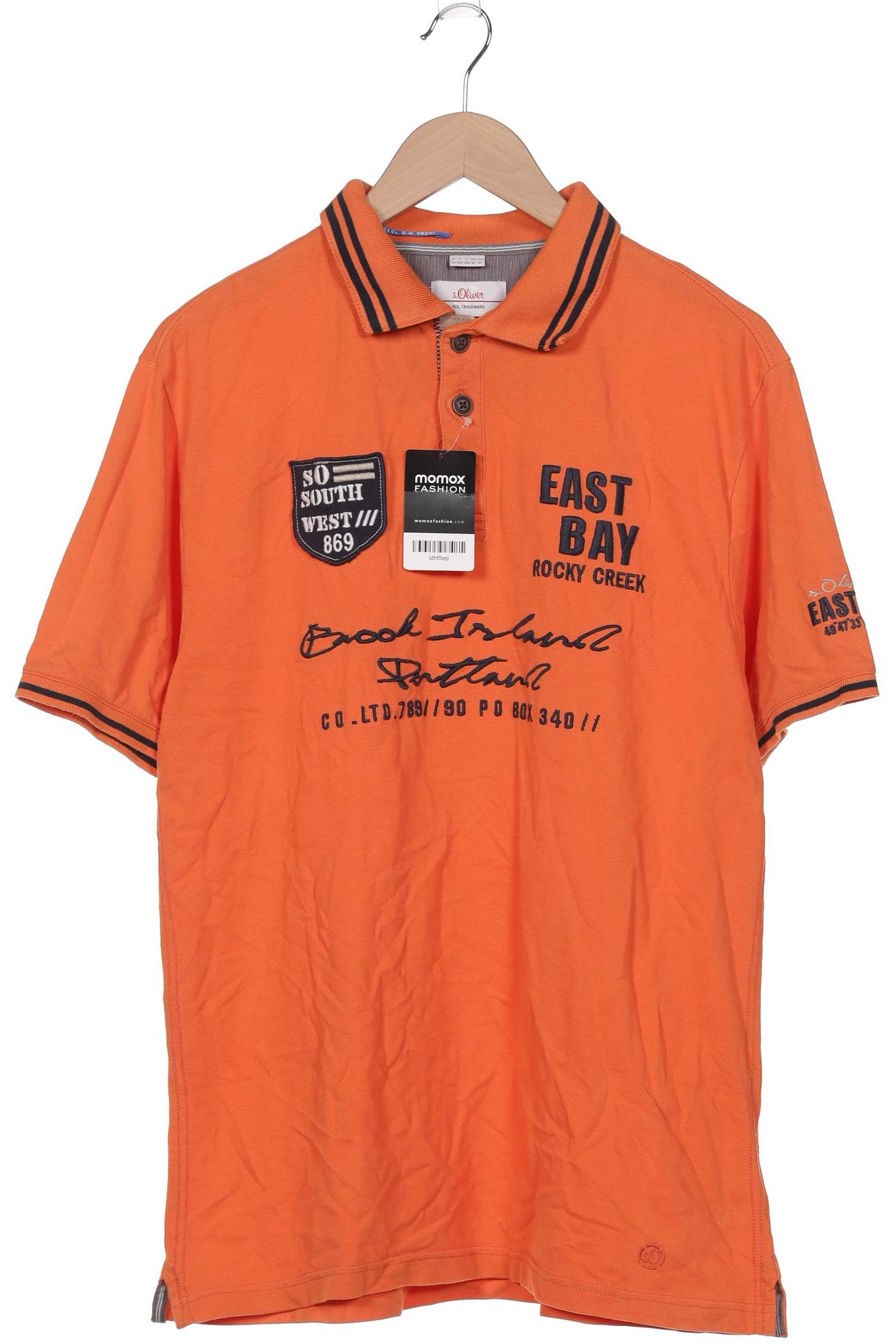 

s.Oliver Herren Poloshirt, orange, Gr. 54