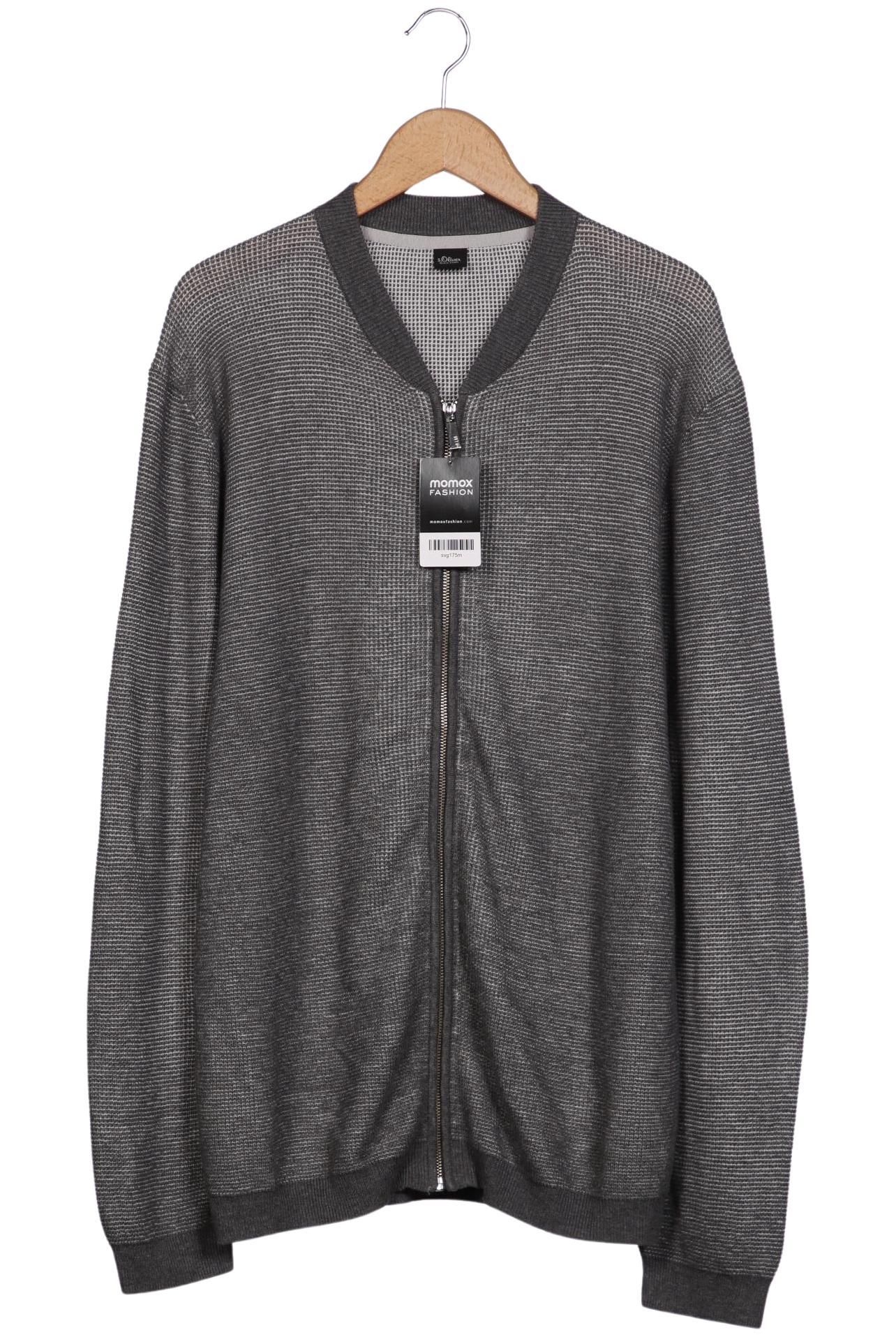 

s.Oliver Herren Strickjacke, grau, Gr. 54