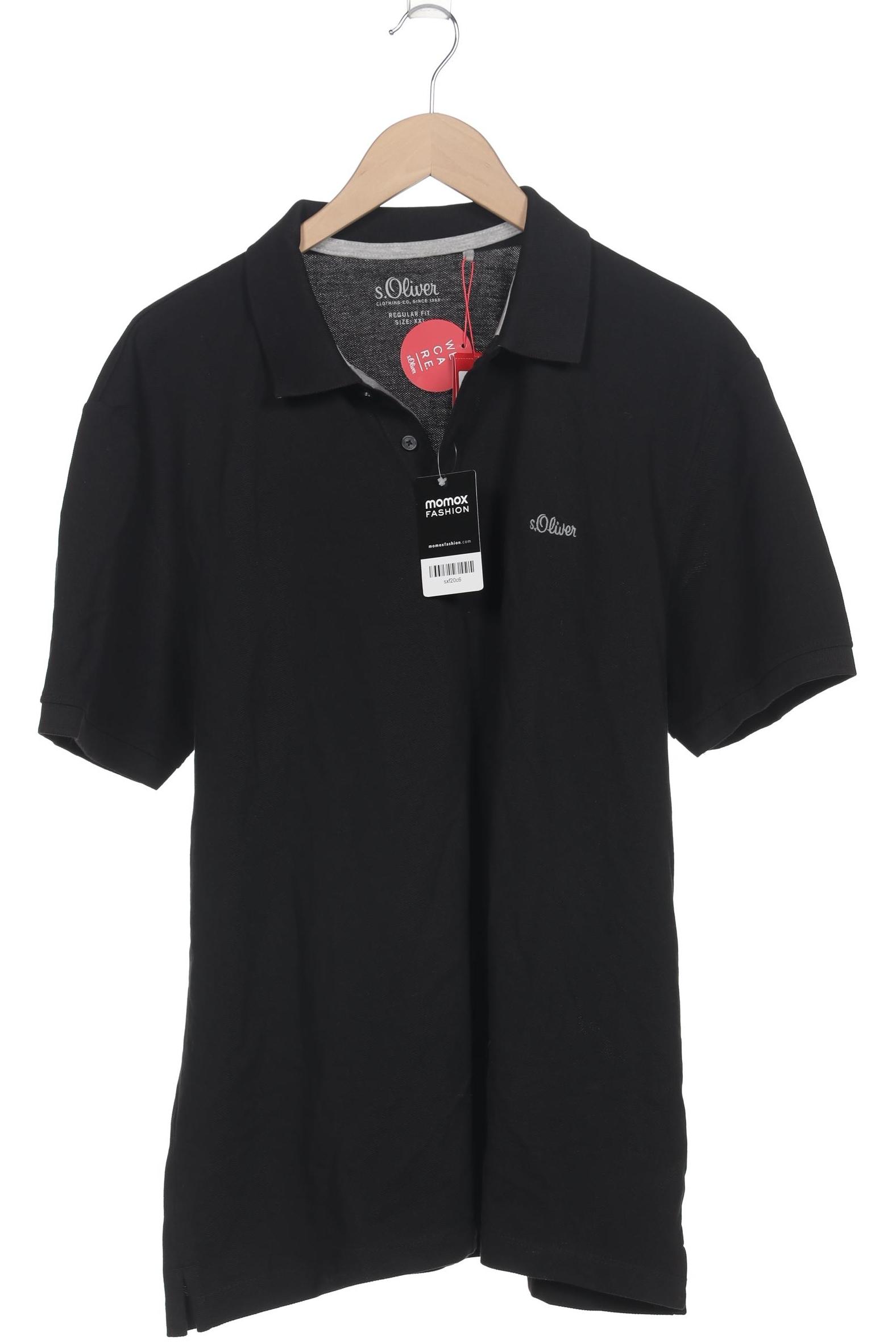 

s.Oliver Herren Poloshirt, schwarz, Gr. 56