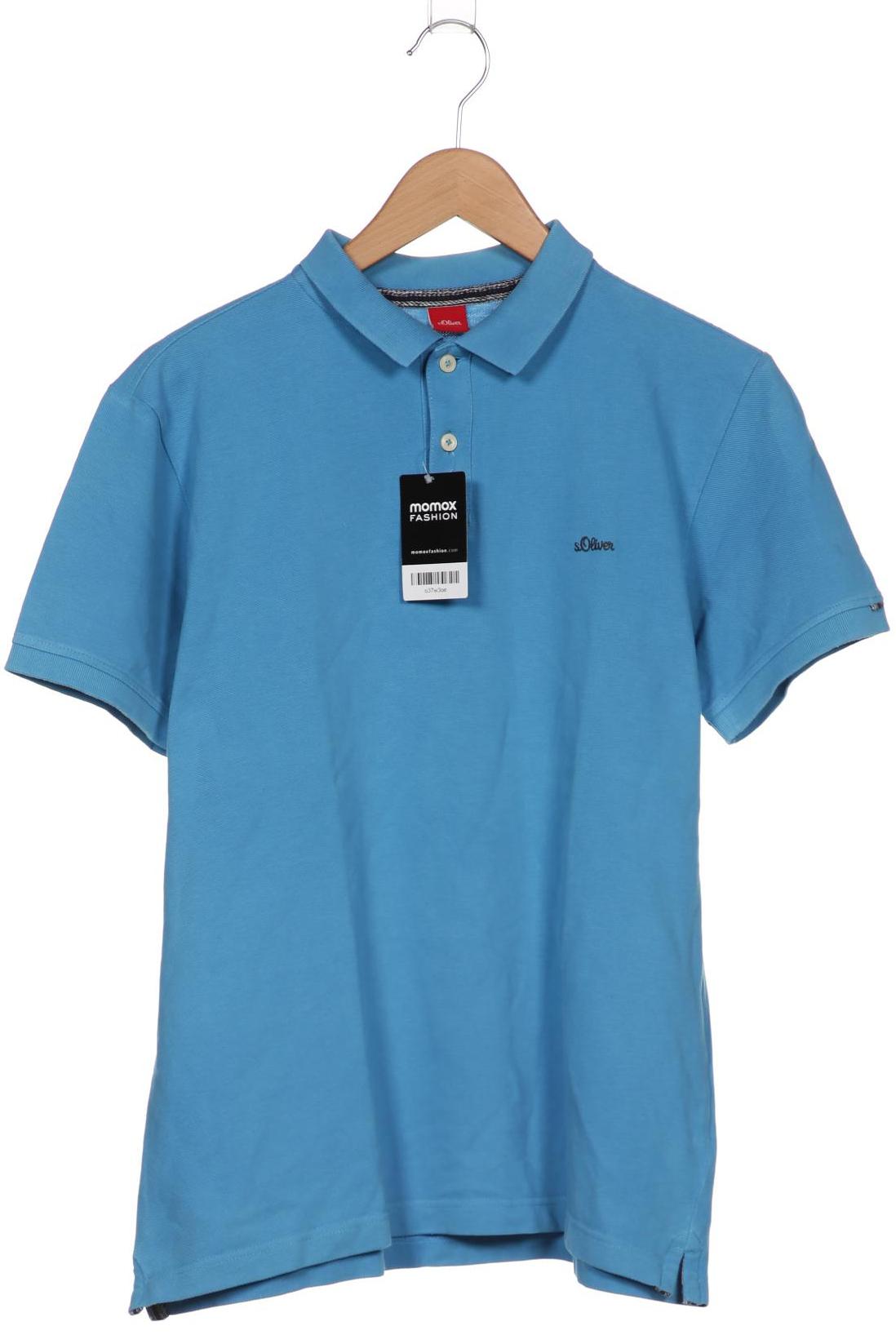 

s.Oliver Herren Poloshirt, blau, Gr. 52