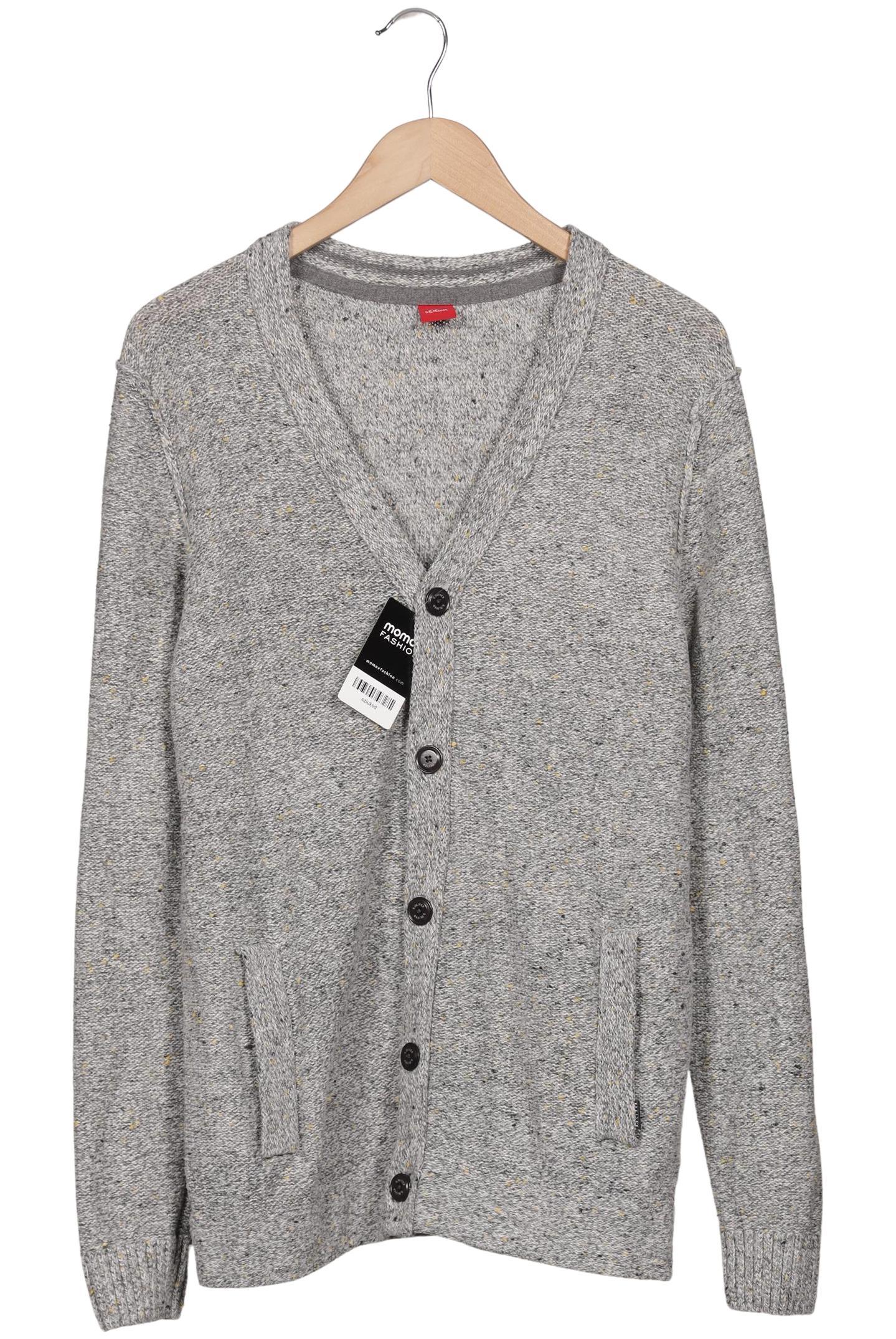 

s.Oliver Herren Strickjacke, grau, Gr. 52