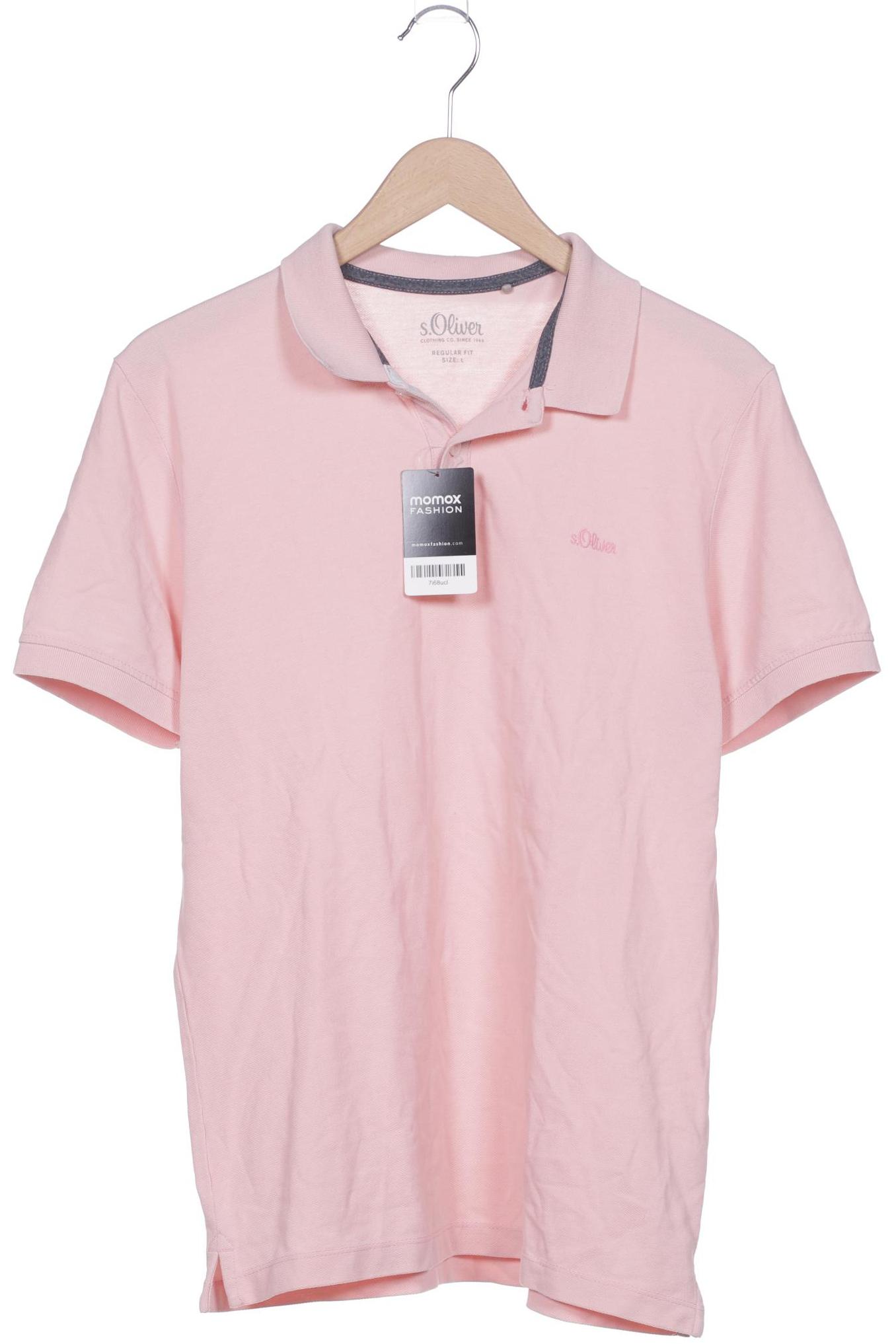 

s.Oliver Herren Poloshirt, pink, Gr. 52