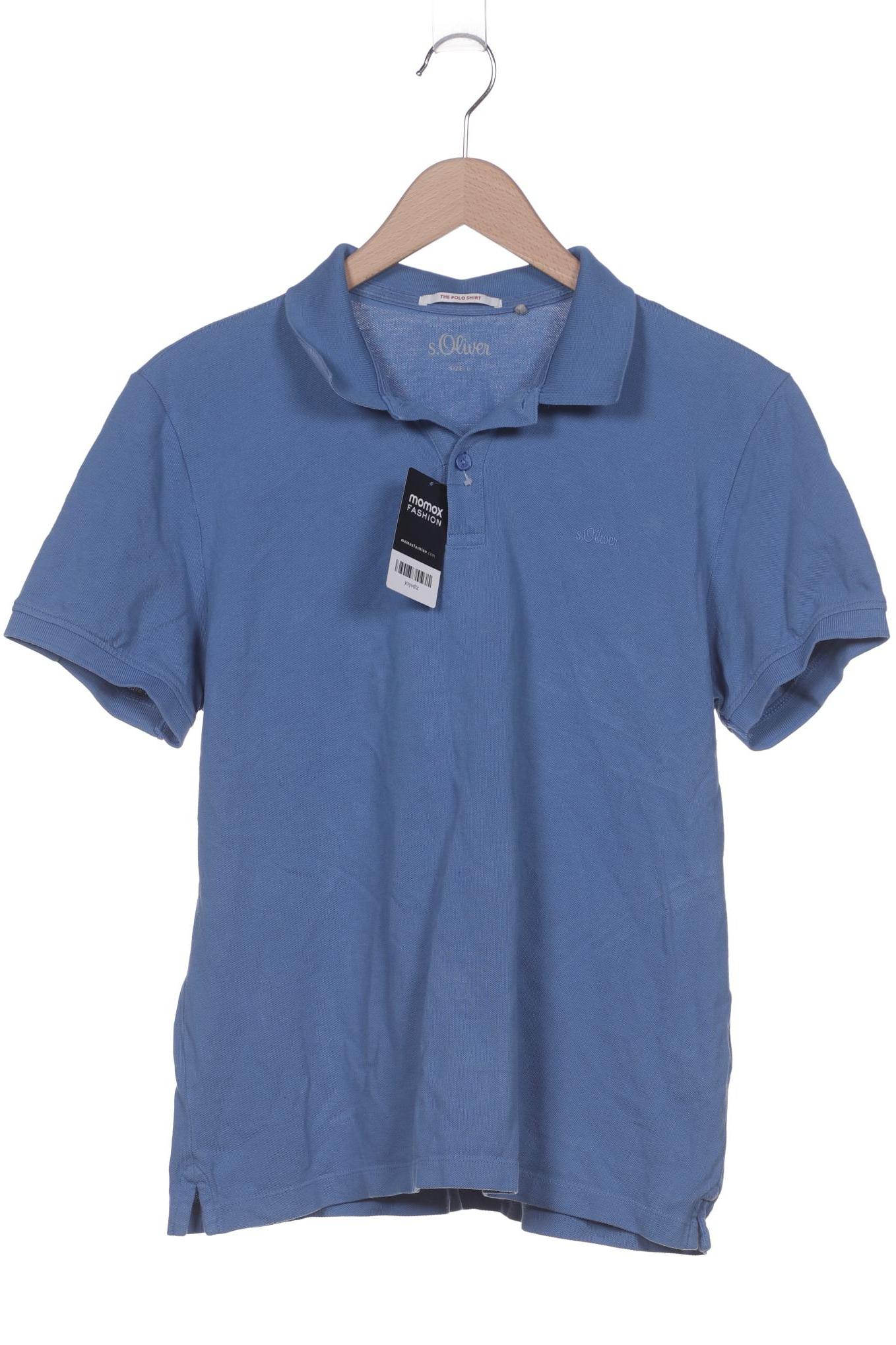 

s.Oliver Herren Poloshirt, blau, Gr. 52