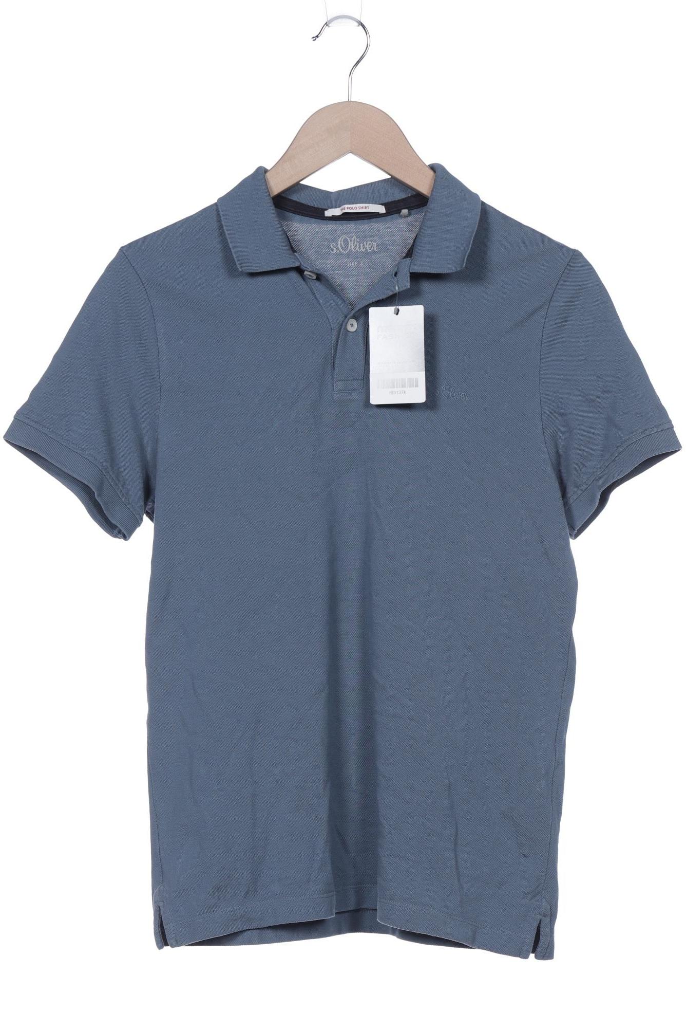 

s.Oliver Herren Poloshirt, blau, Gr. 46