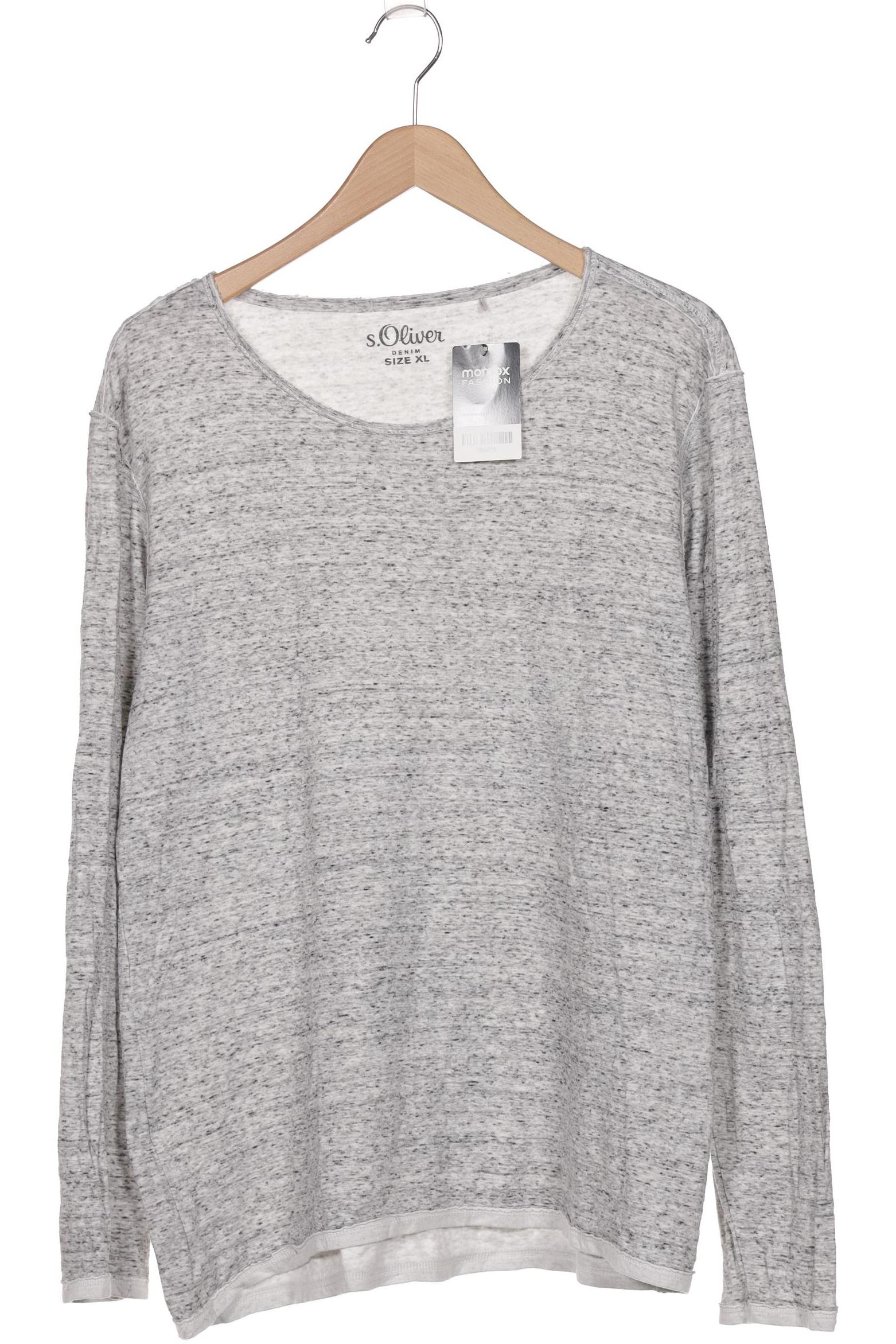 

s.Oliver Herren Langarmshirt, grau, Gr. 54
