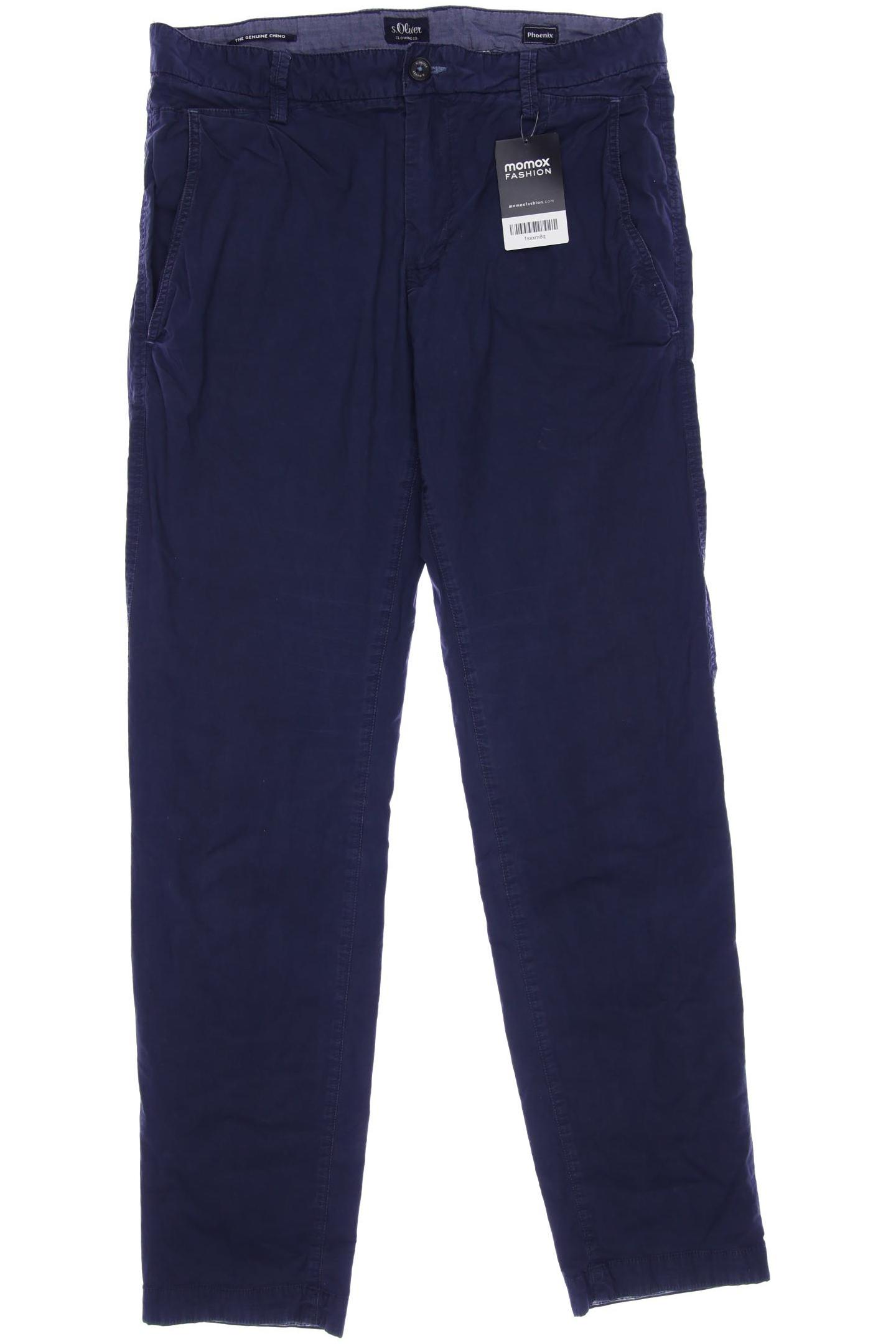 

s.Oliver Herren Stoffhose, marineblau, Gr. 32