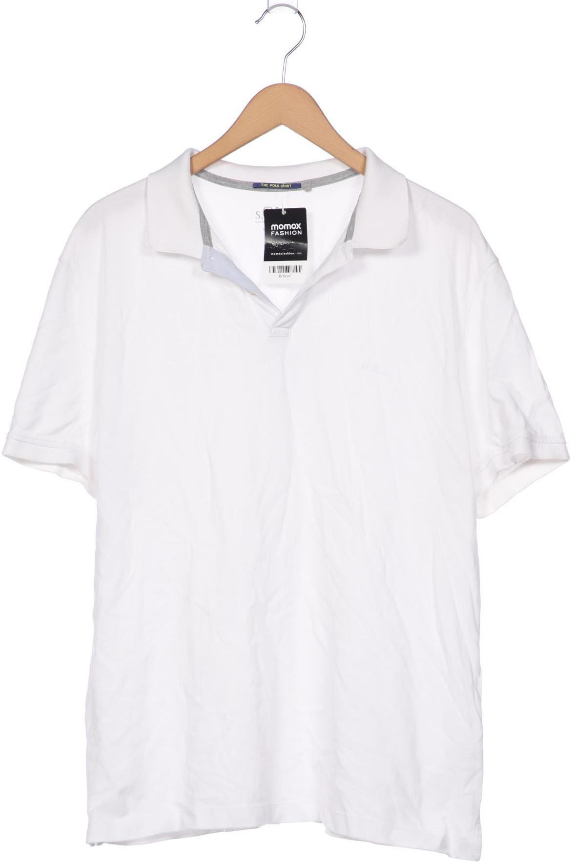

s.Oliver Herren Poloshirt, weiß, Gr. 56