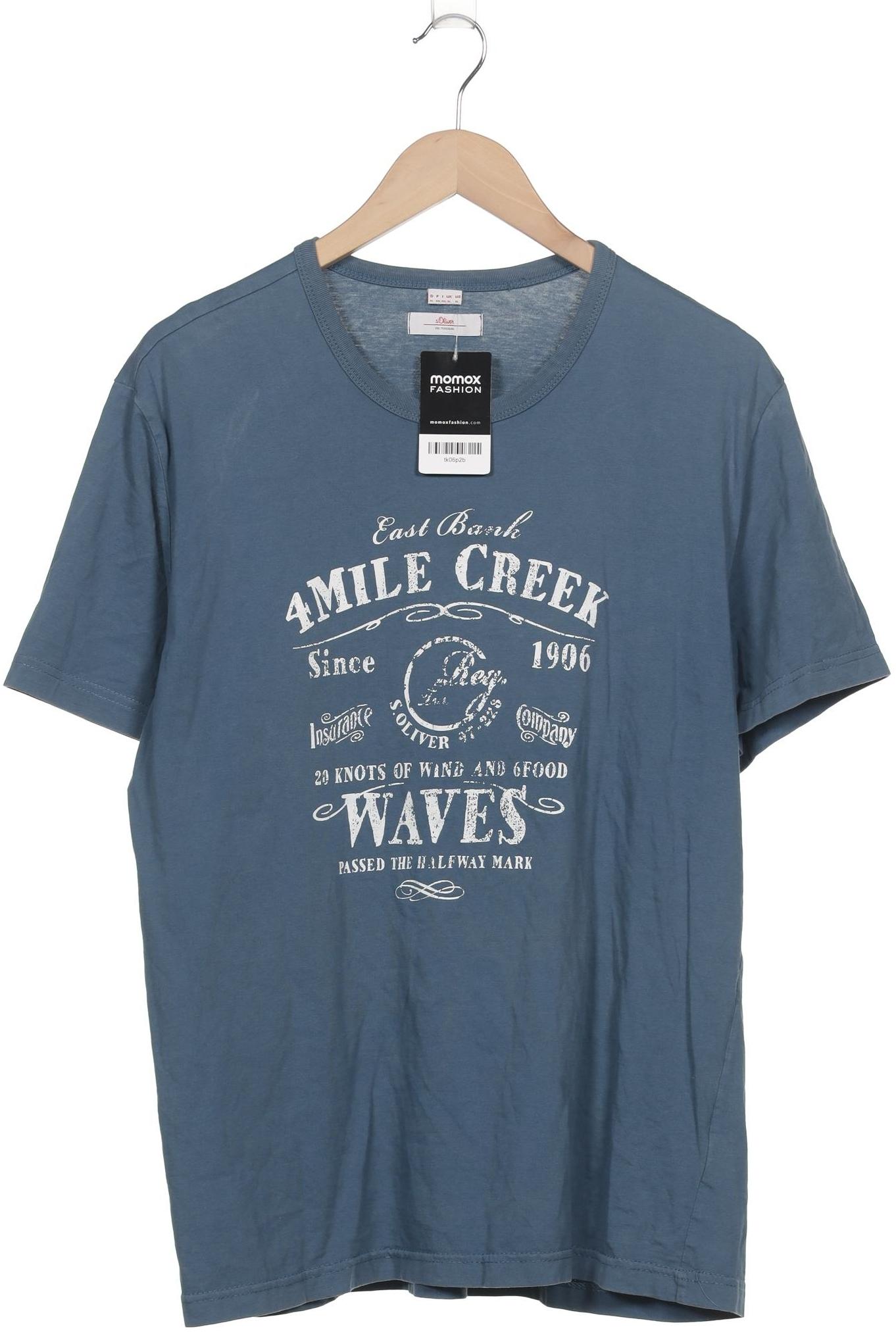 

s.Oliver Herren T-Shirt, türkis, Gr. 54