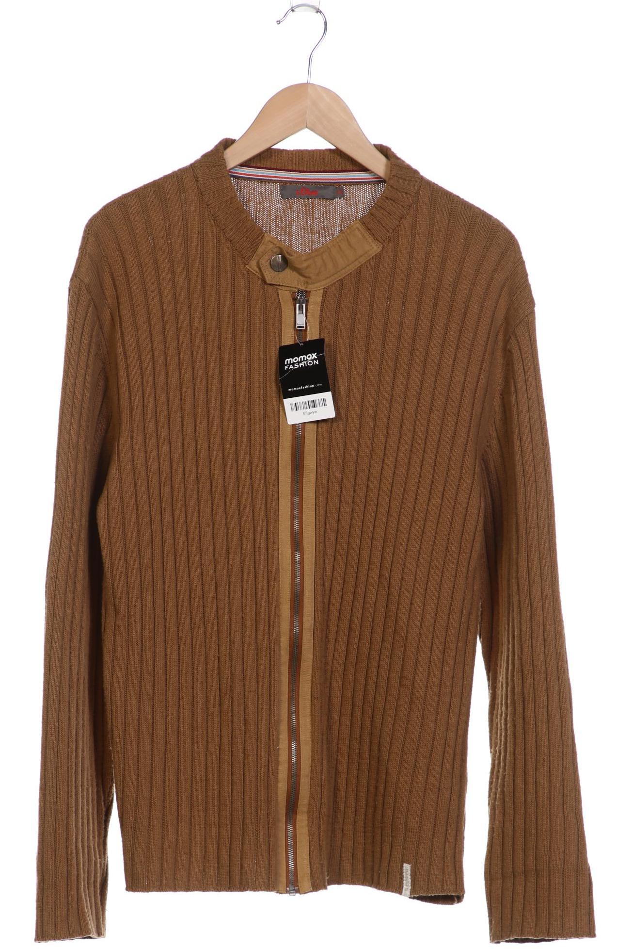 

s.Oliver Herren Strickjacke, braun, Gr. 56