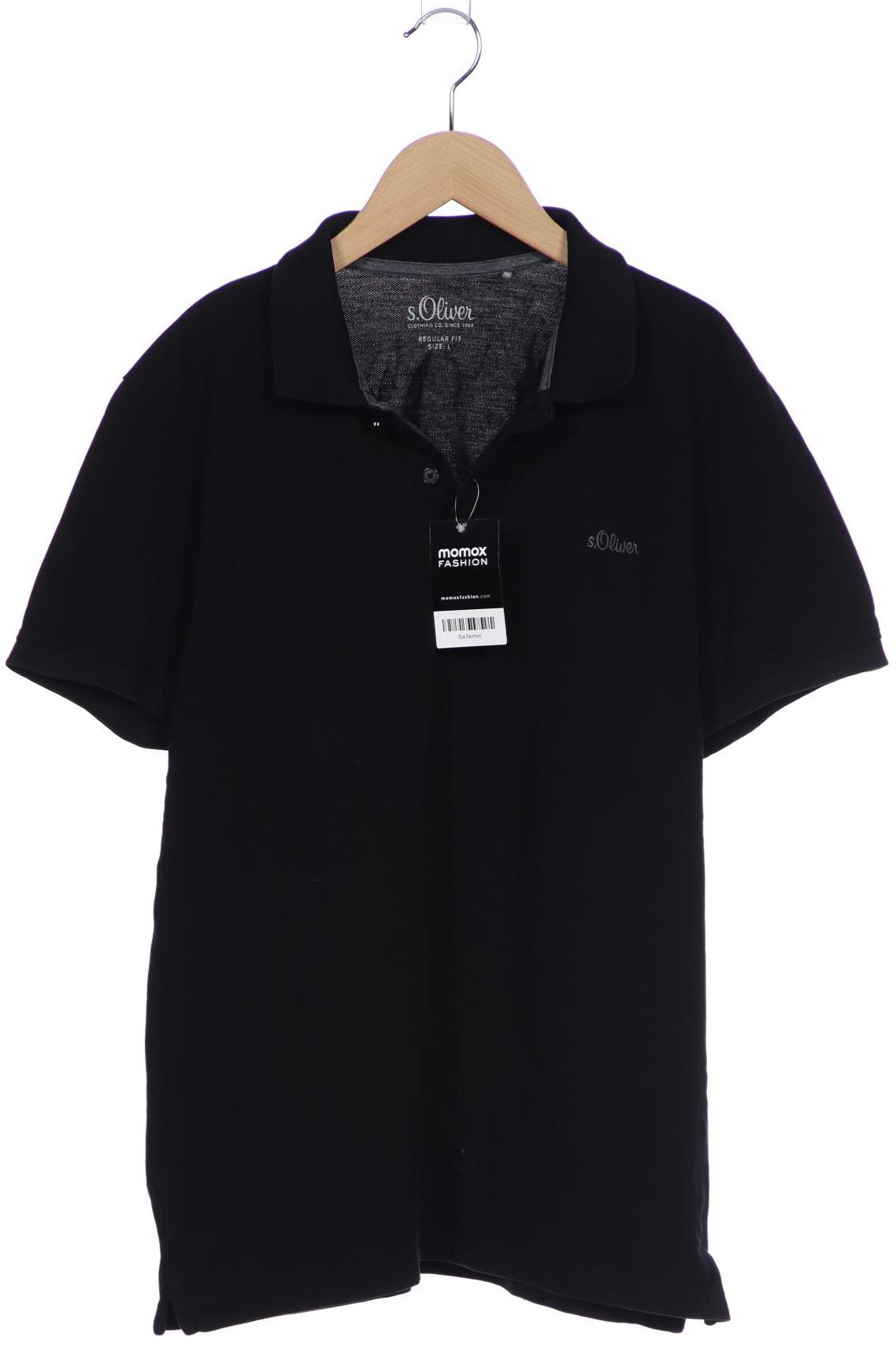 

s.Oliver Herren Poloshirt, schwarz, Gr. 52