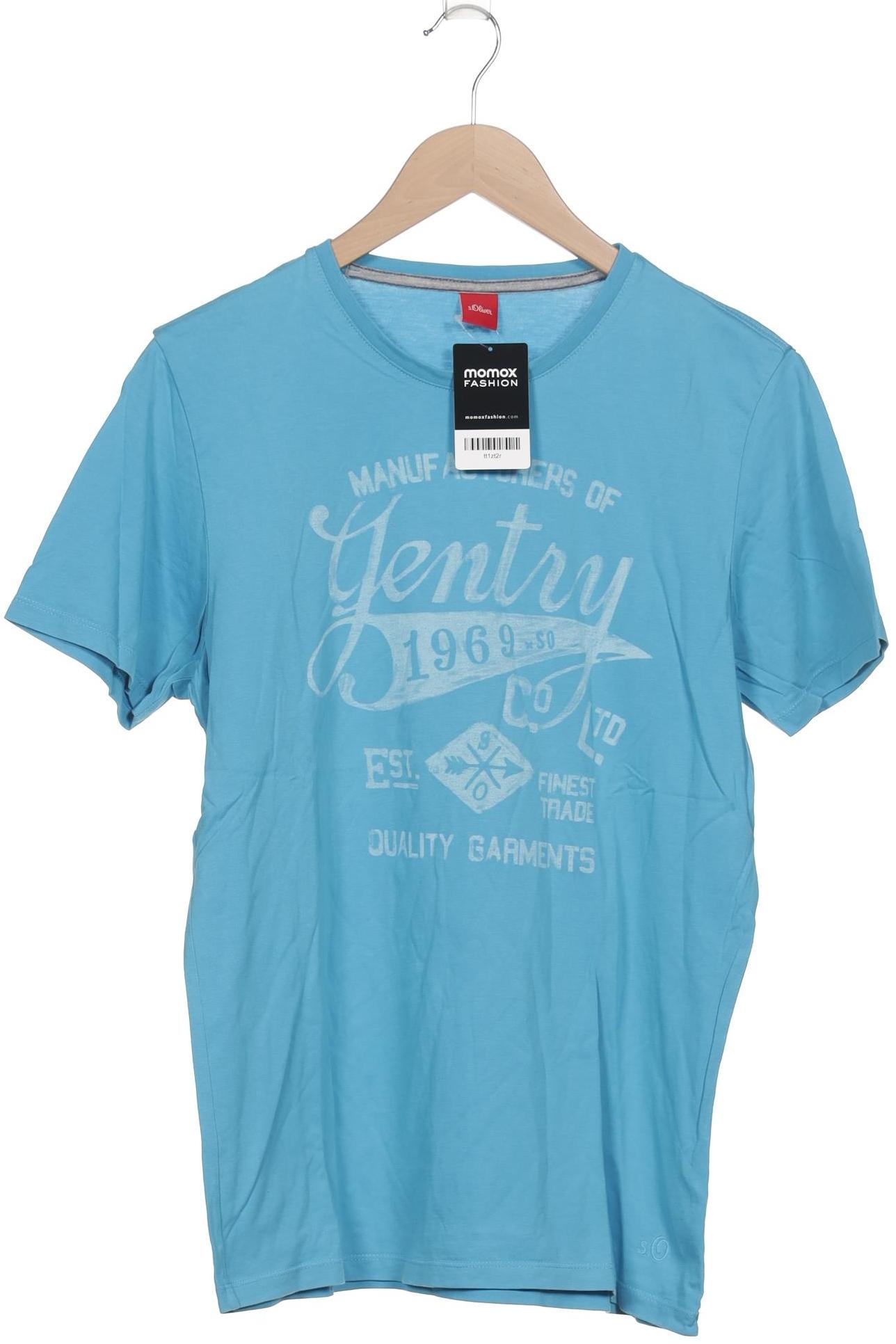 

s.Oliver Herren T-Shirt, blau, Gr. 52