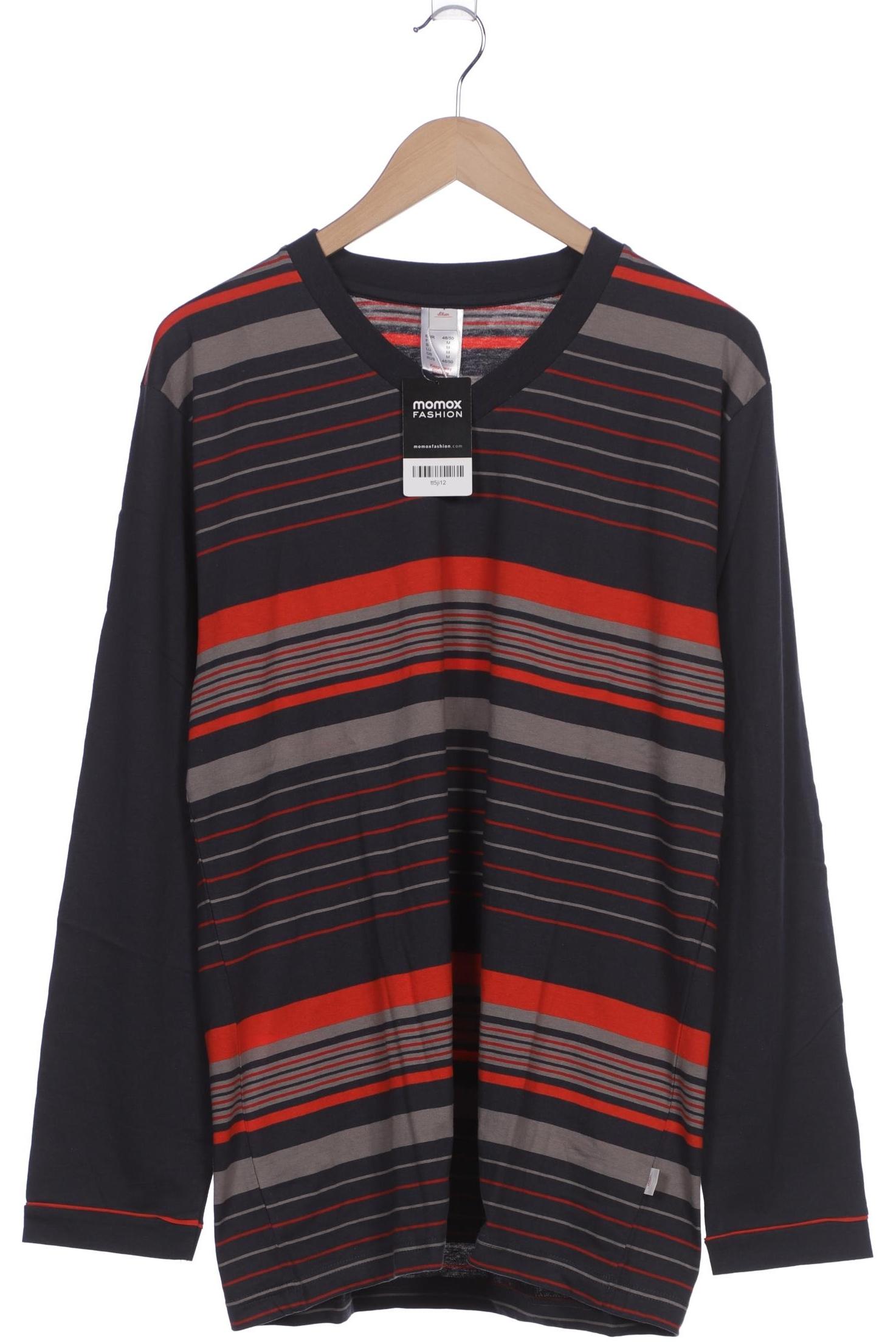 

s.Oliver Herren Langarmshirt, blau, Gr. 48