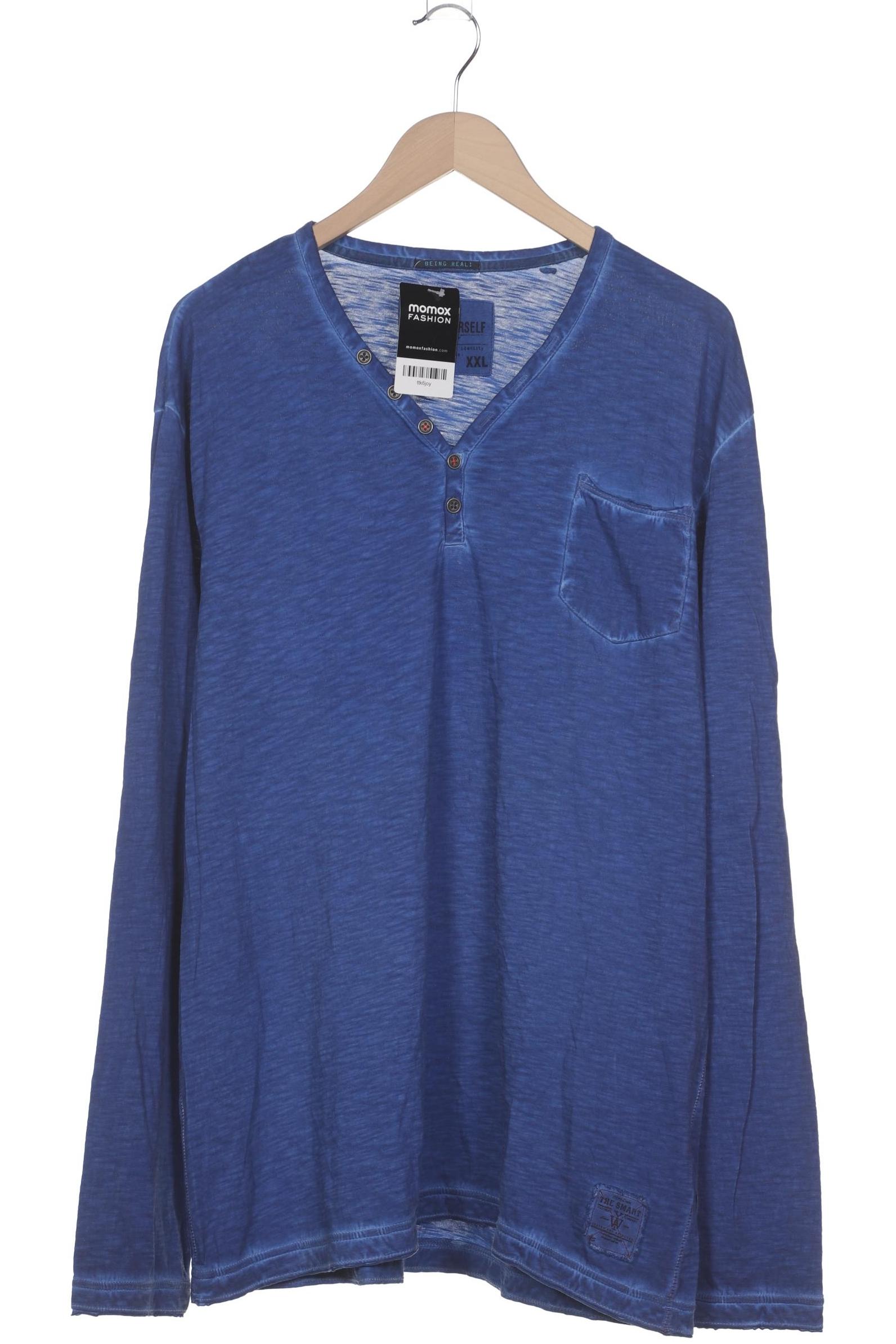 

s.Oliver Herren Langarmshirt, blau, Gr. 56