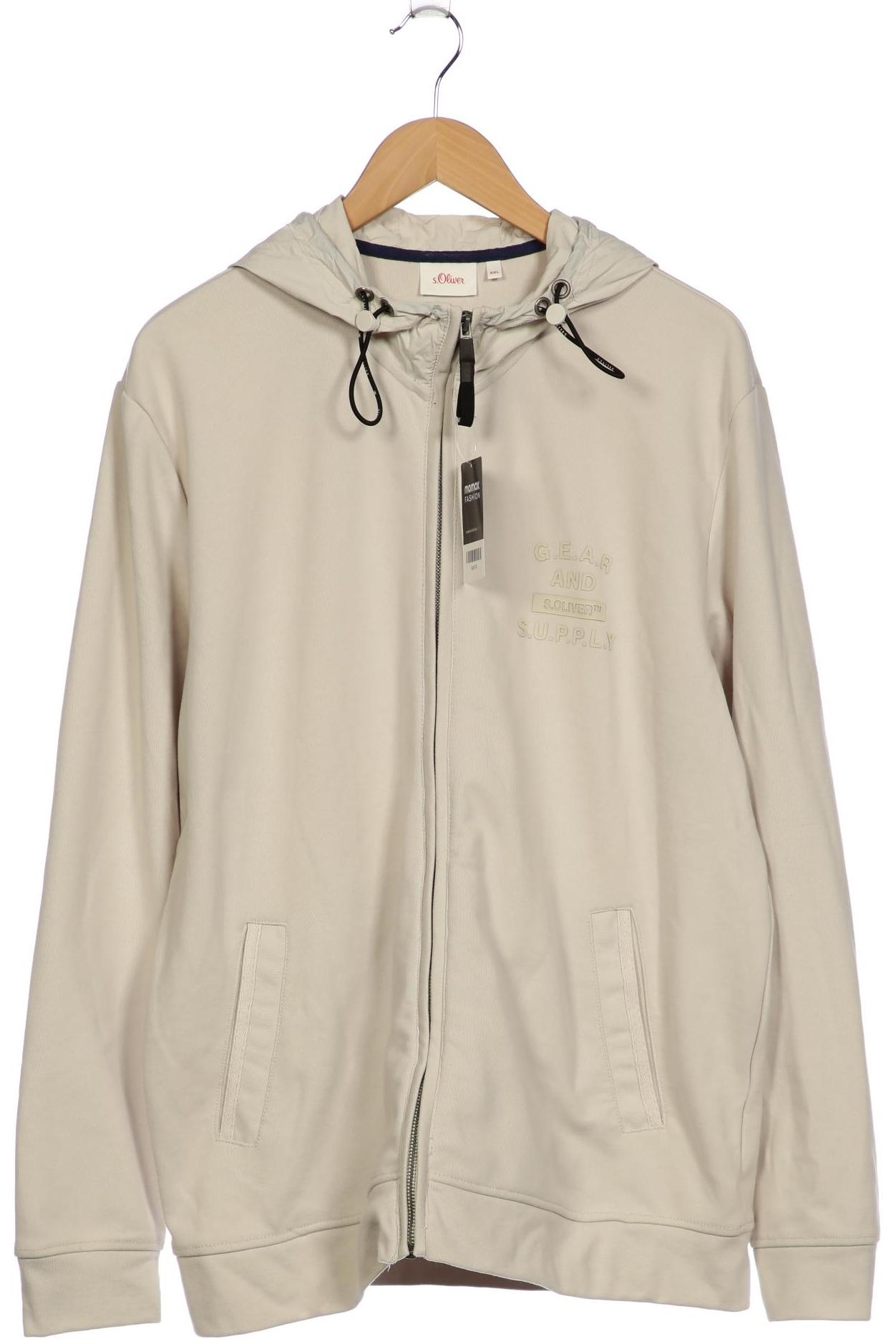 

s.Oliver Herren Kapuzenpullover, beige, Gr. 56