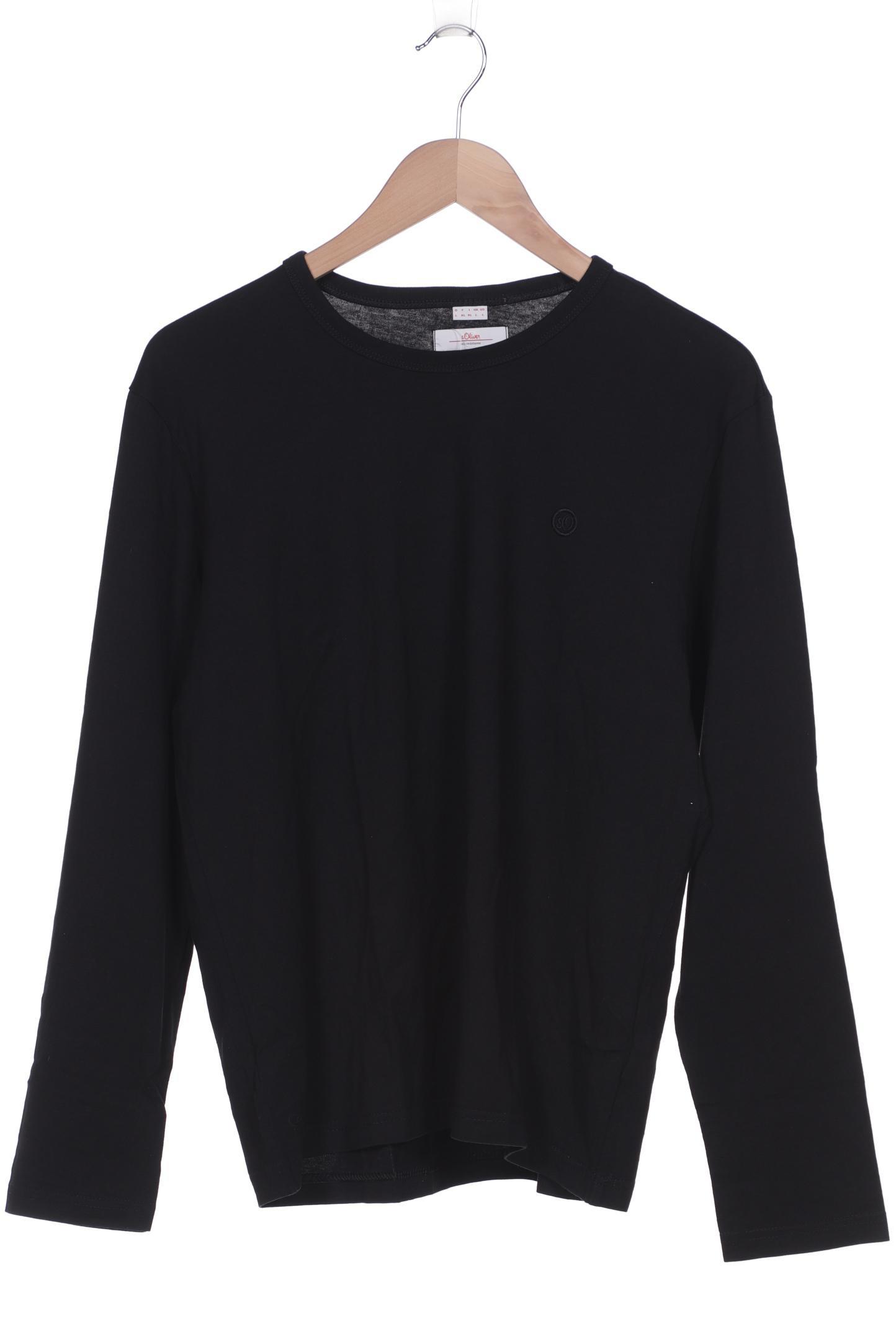 

s.Oliver Herren Langarmshirt, schwarz, Gr. 52