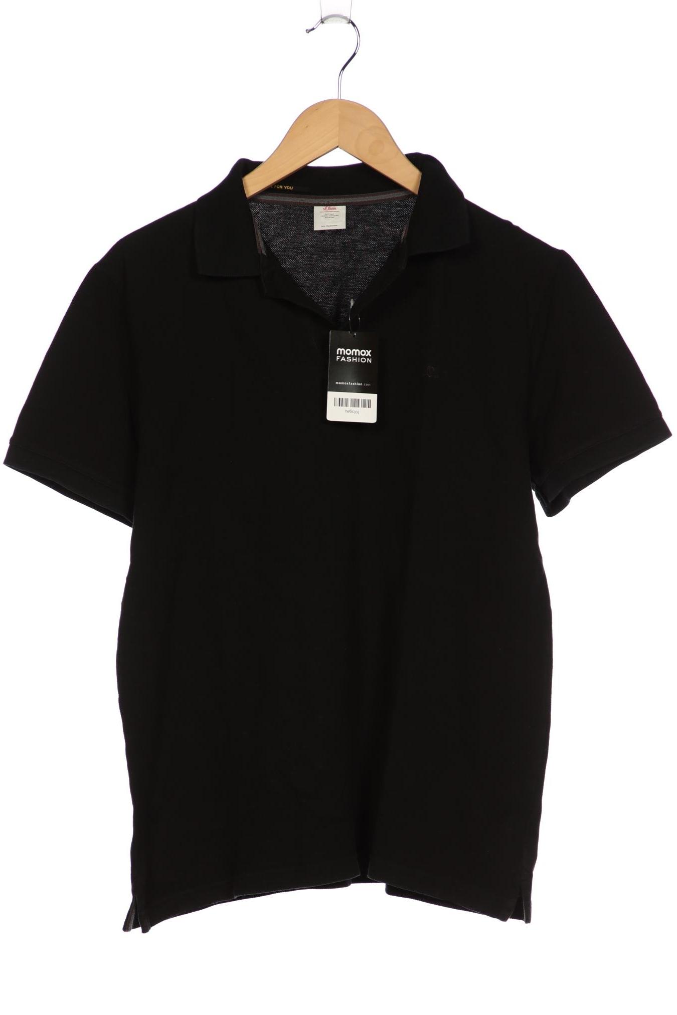 

s.Oliver Herren Poloshirt, schwarz, Gr. 52