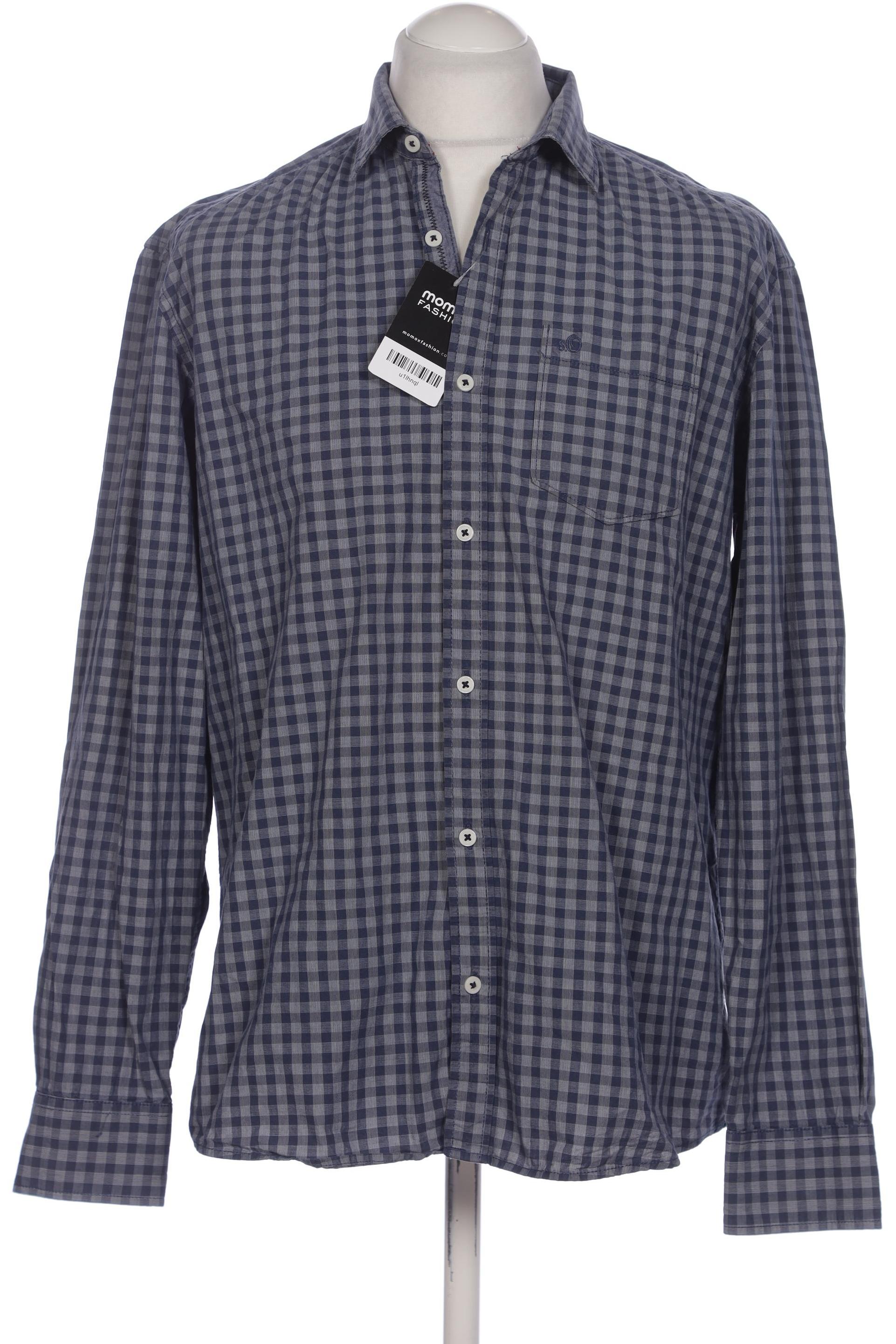 

s.Oliver Herren Hemd, marineblau, Gr. 52