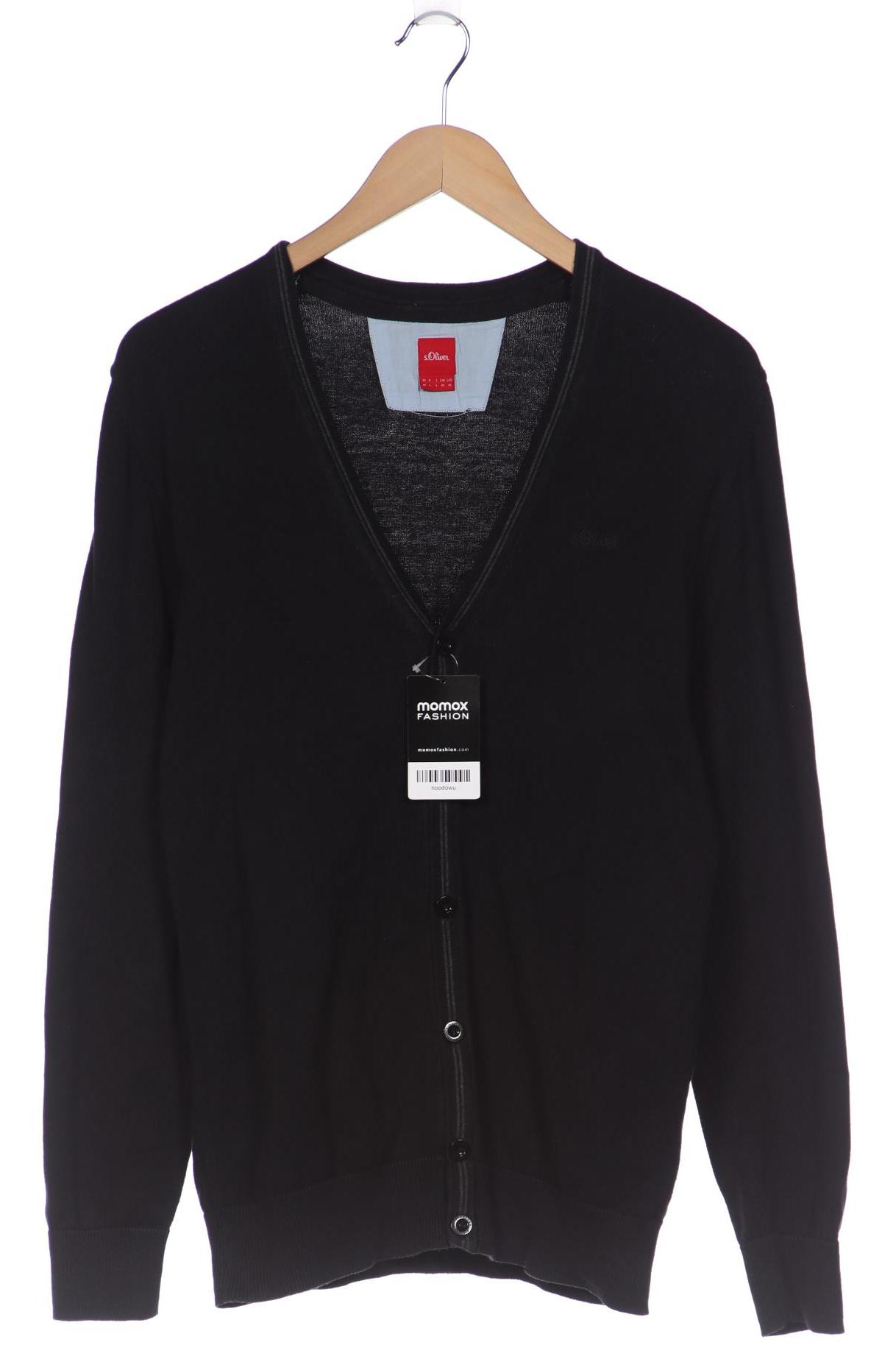 

s.Oliver Herren Strickjacke, schwarz