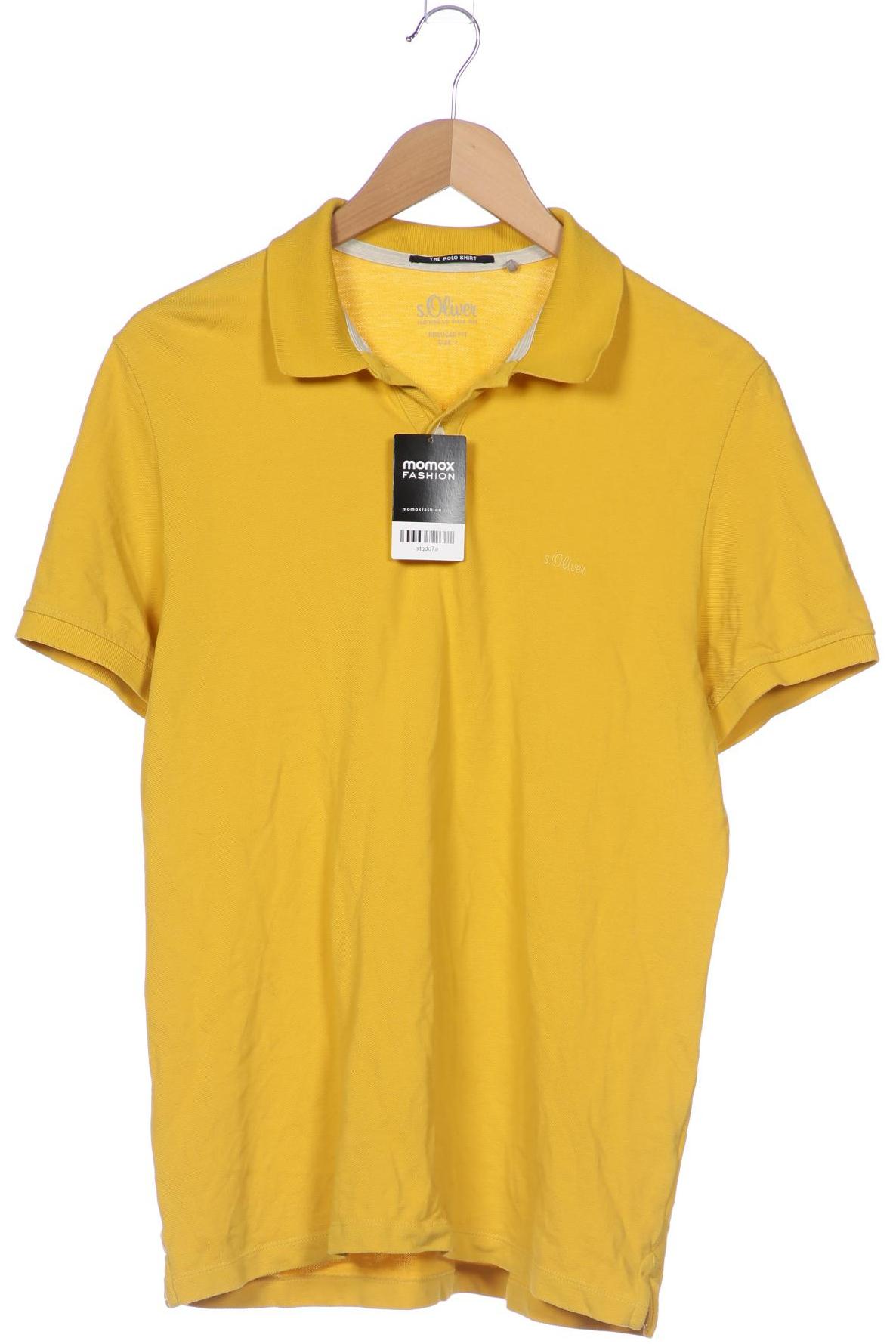 

s.Oliver Herren Poloshirt, gelb, Gr. 52