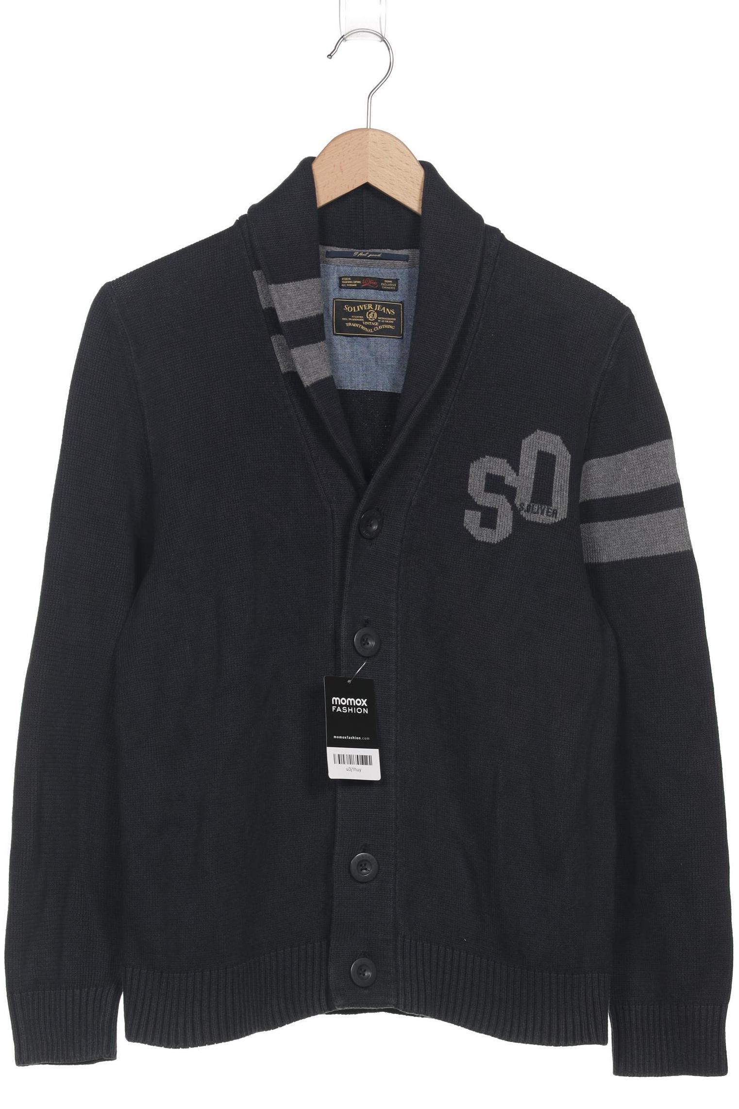 

s.Oliver Herren Strickjacke, grau, Gr. 52
