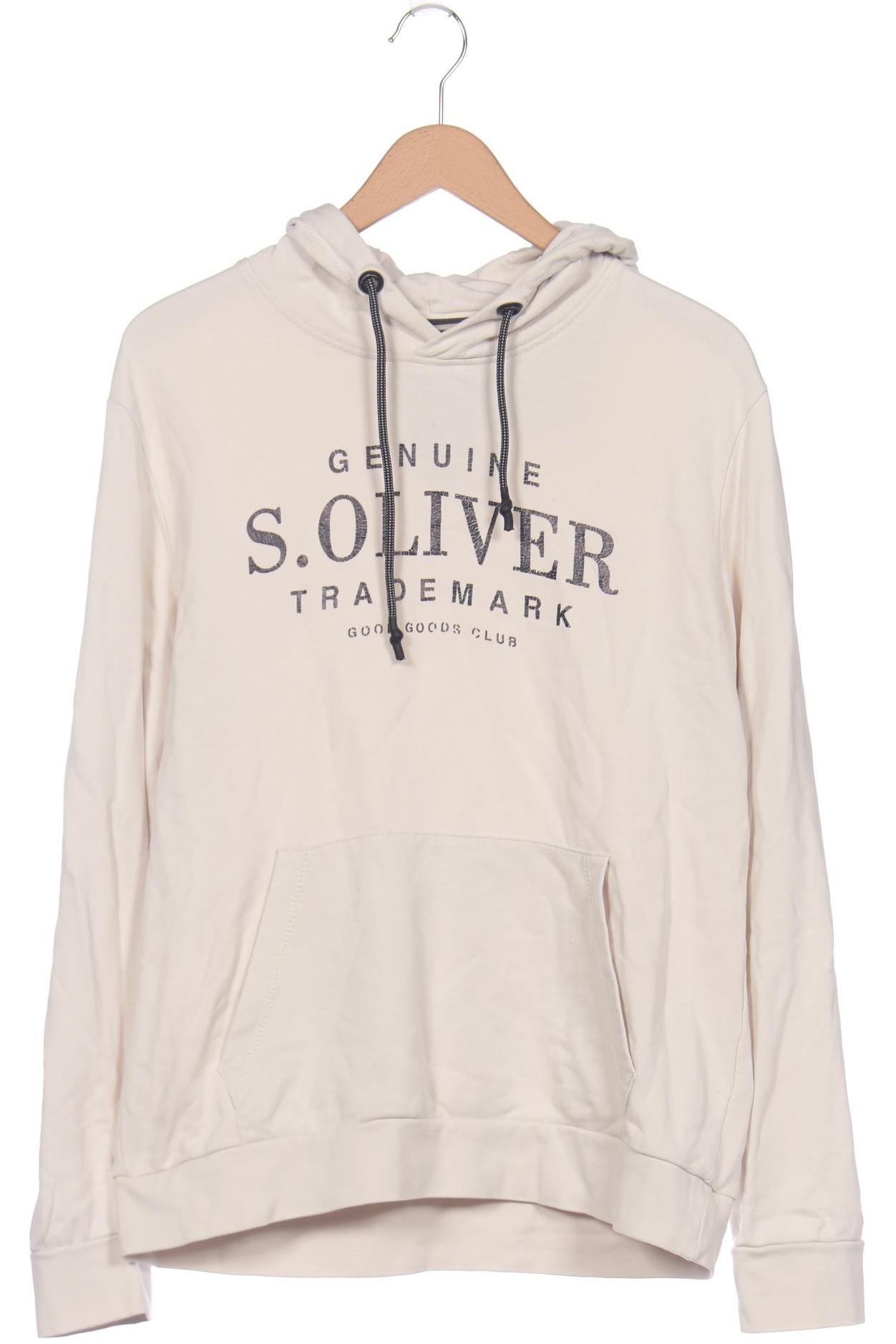 

s.Oliver Herren Kapuzenpullover, weiß, Gr. 52
