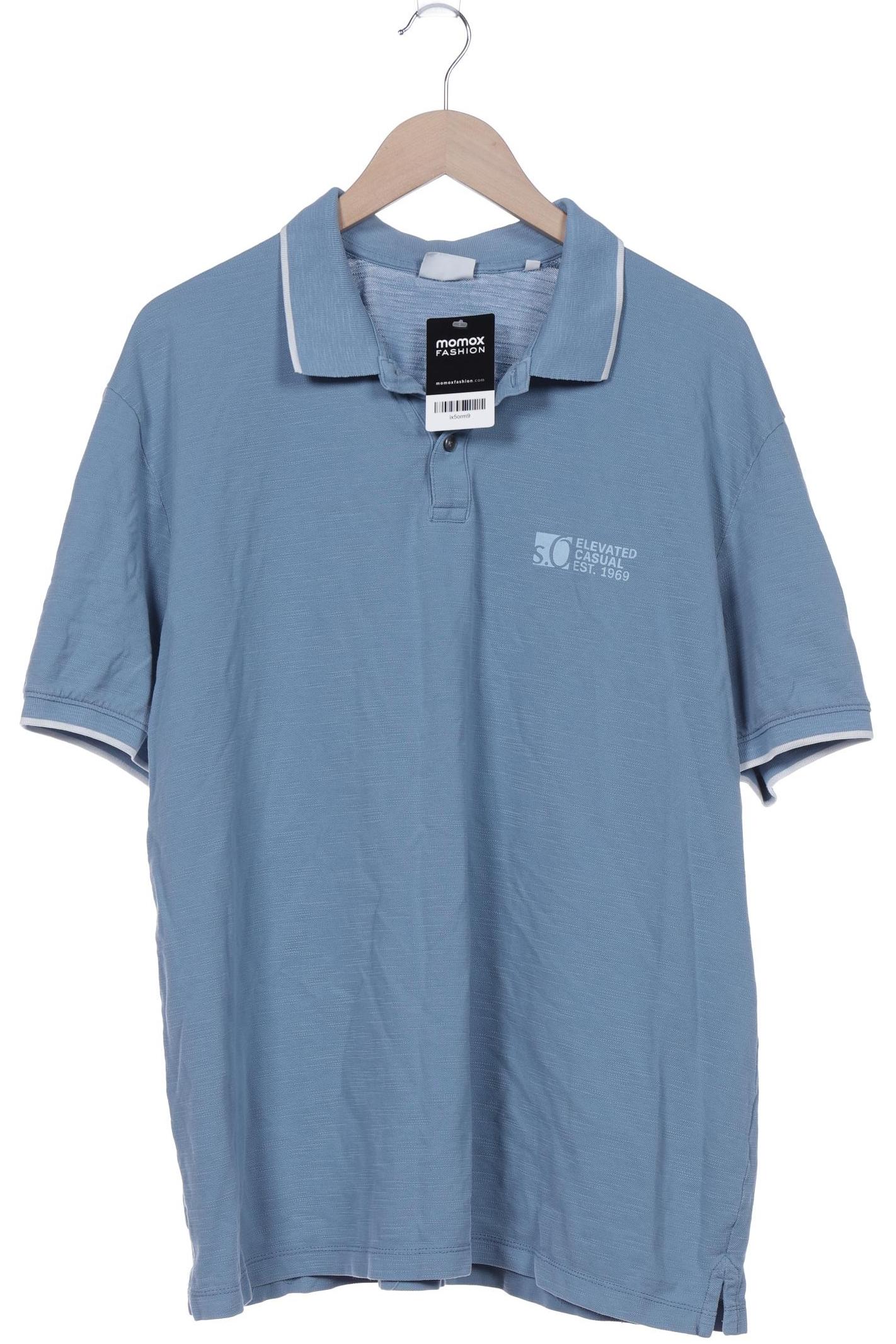 

s.Oliver Herren Poloshirt, blau, Gr. 58