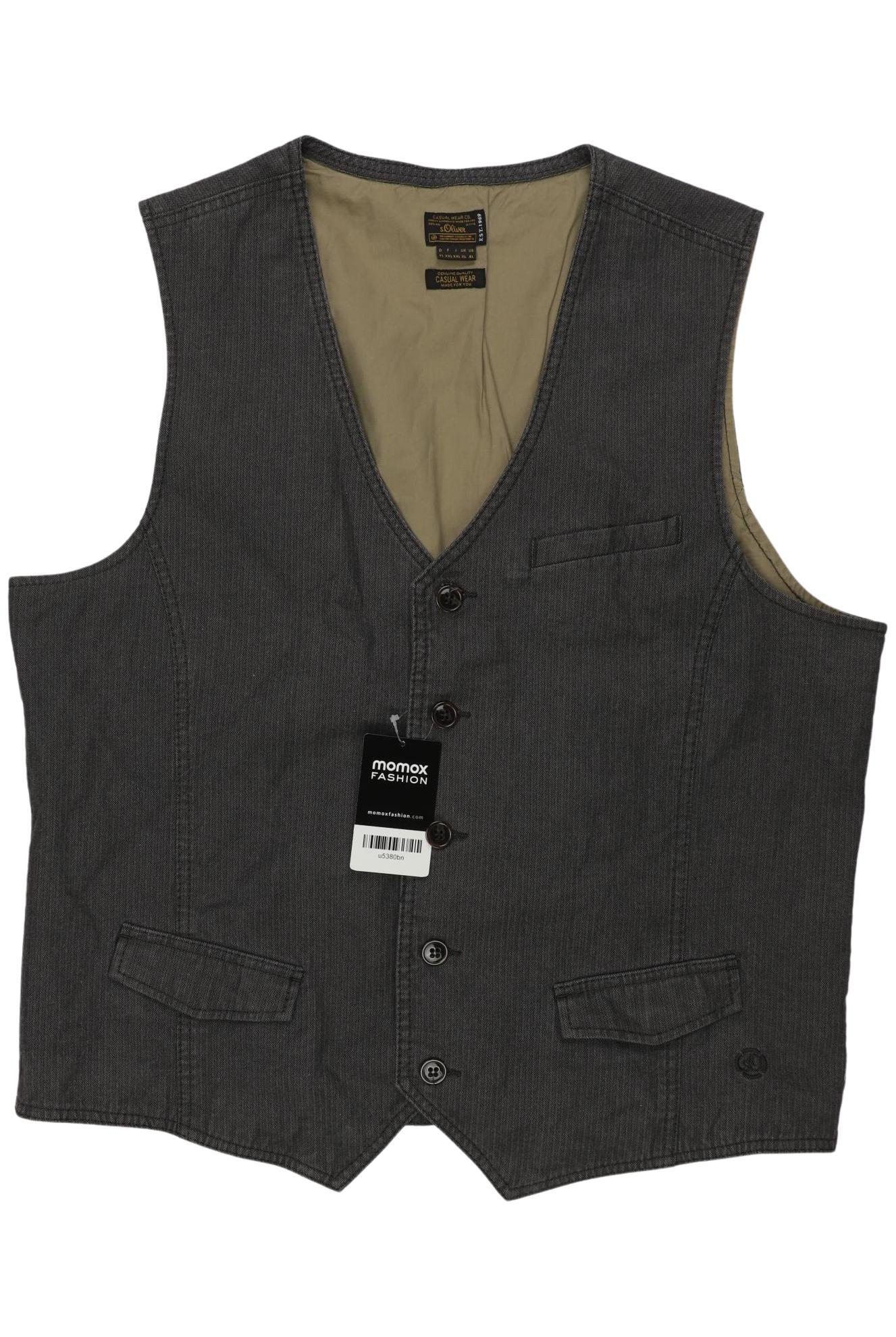 

s.Oliver Herren Weste, grau, Gr. 54