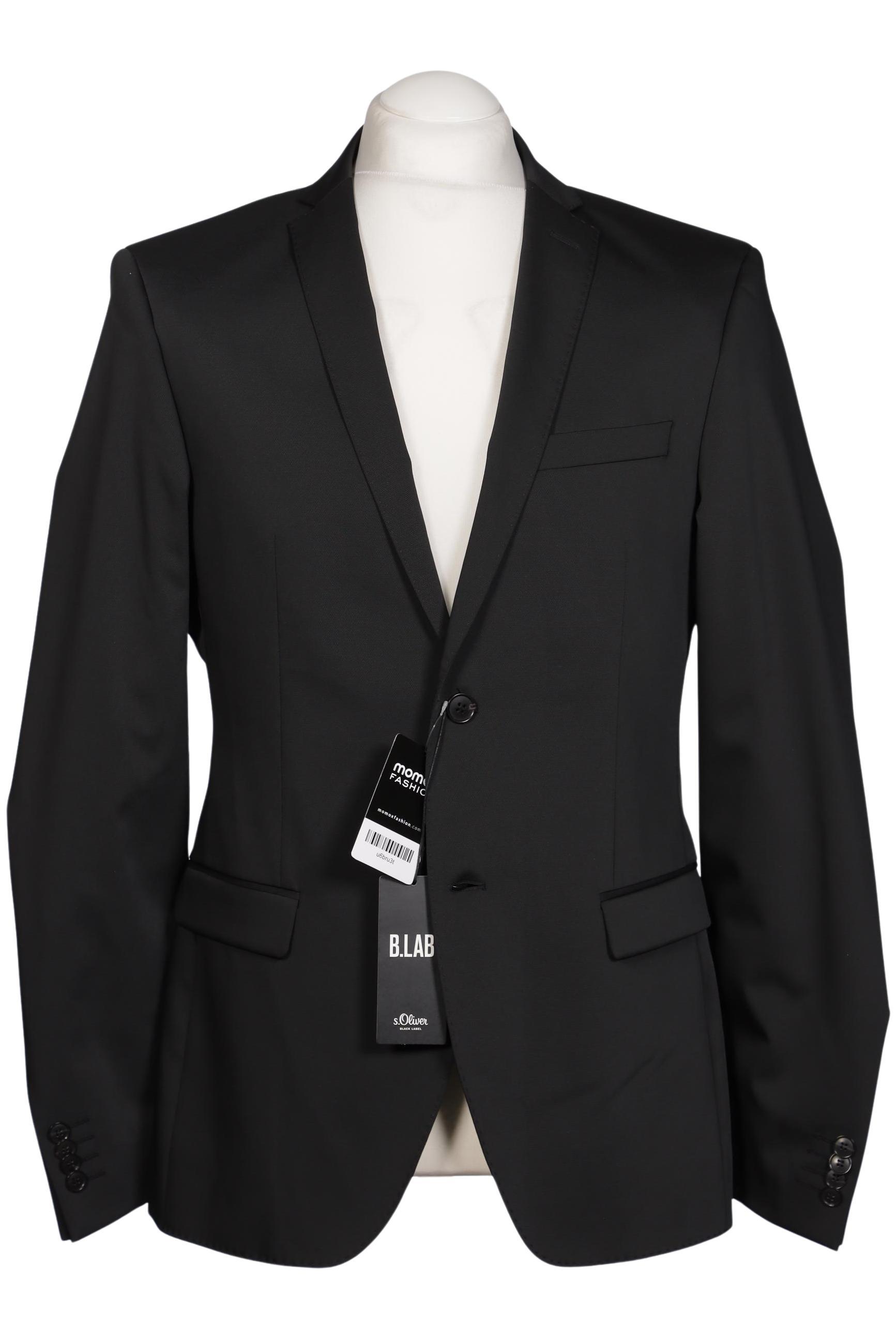 

s.Oliver Herren Sakko, schwarz, Gr. 98