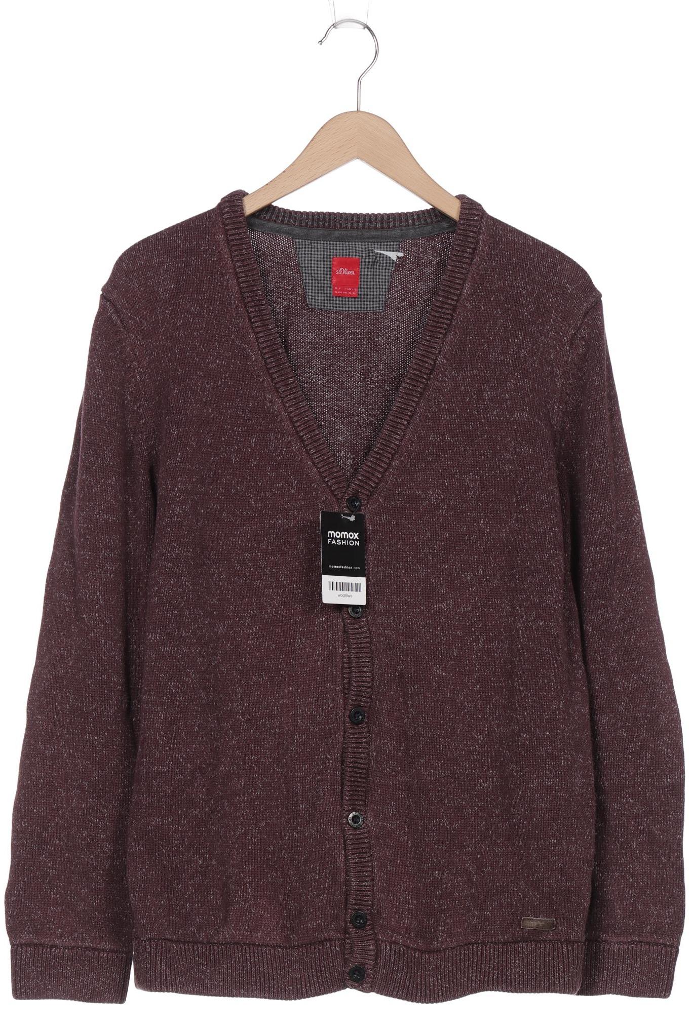 

s.Oliver Herren Strickjacke, bordeaux, Gr. 54