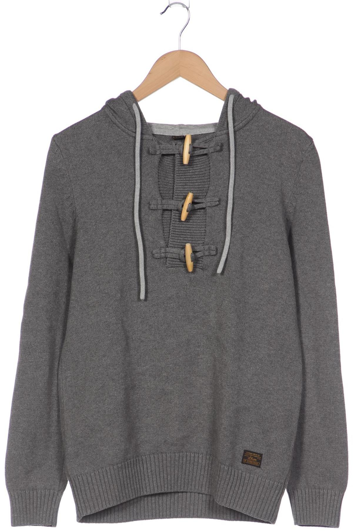 

s.Oliver Herren Kapuzenpullover, grau, Gr. 48