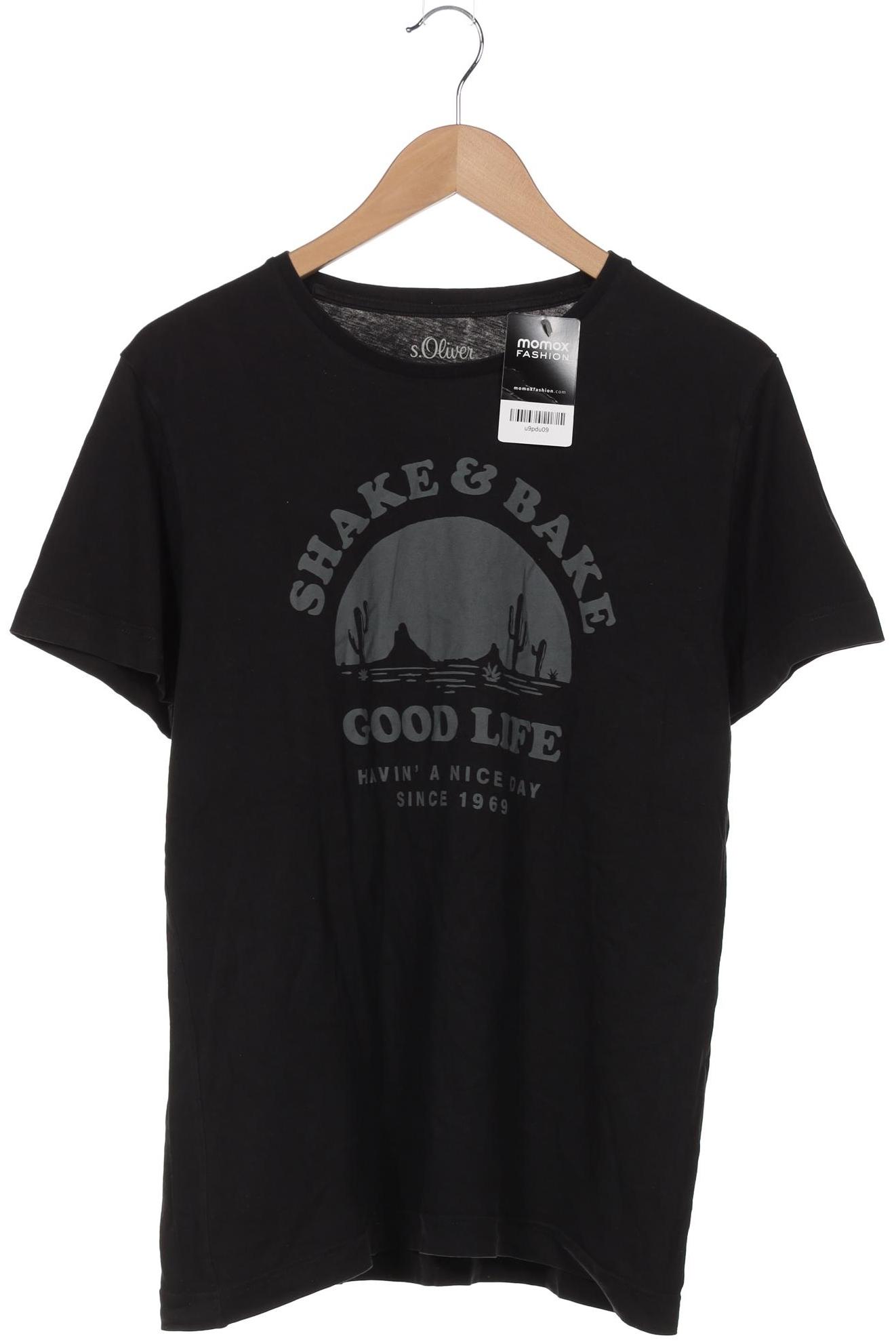 

s.Oliver Herren T-Shirt, schwarz, Gr. 52