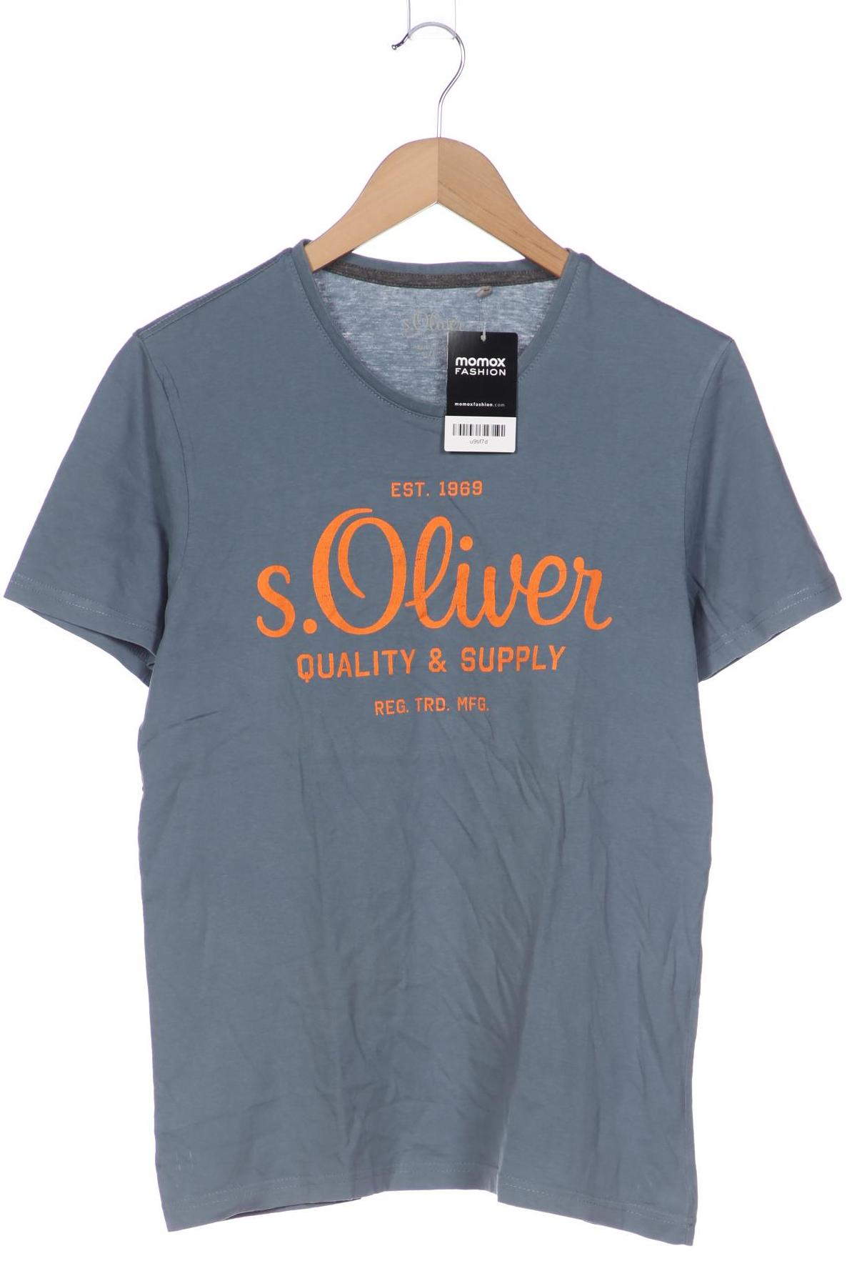 

s.Oliver Herren T-Shirt, türkis, Gr. 48