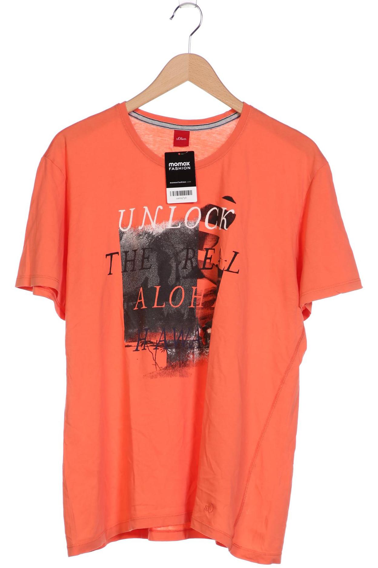 

s.Oliver Herren T-Shirt, orange, Gr. 54