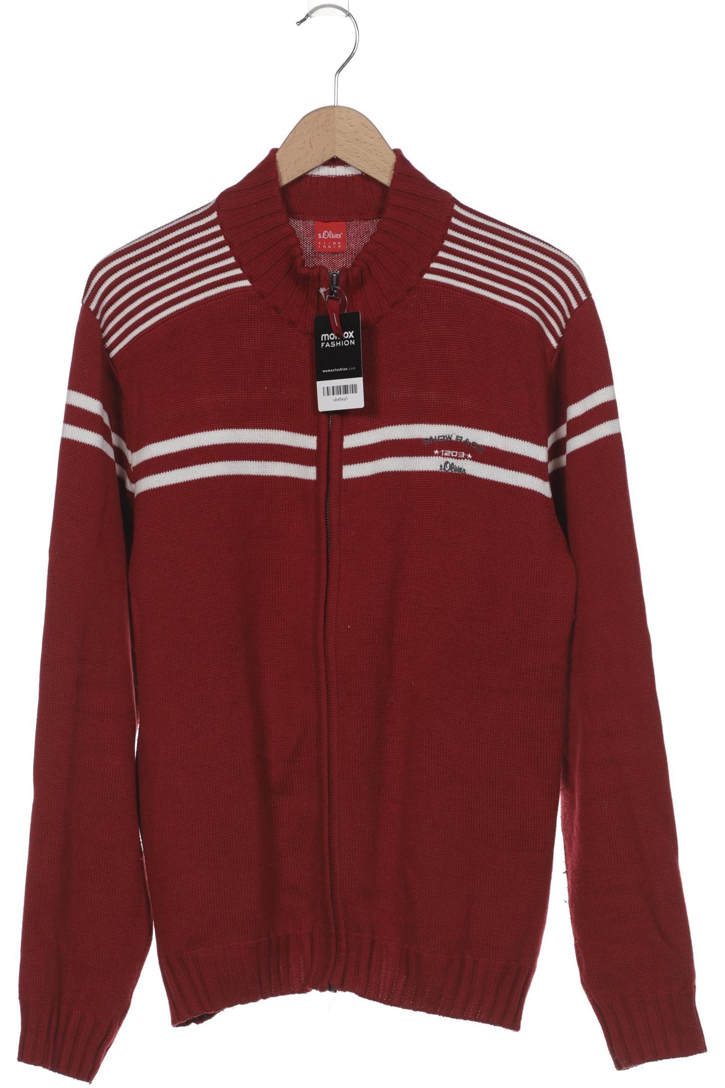 

s.Oliver Herren Strickjacke, rot, Gr. 52