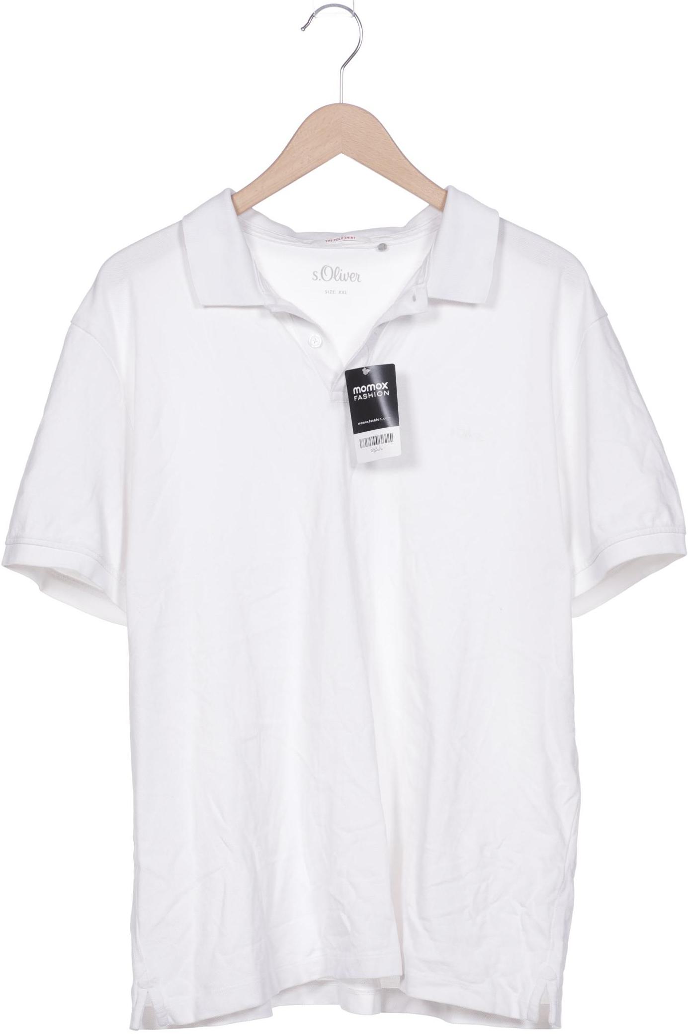 

s.Oliver Herren Poloshirt, weiß, Gr. 56