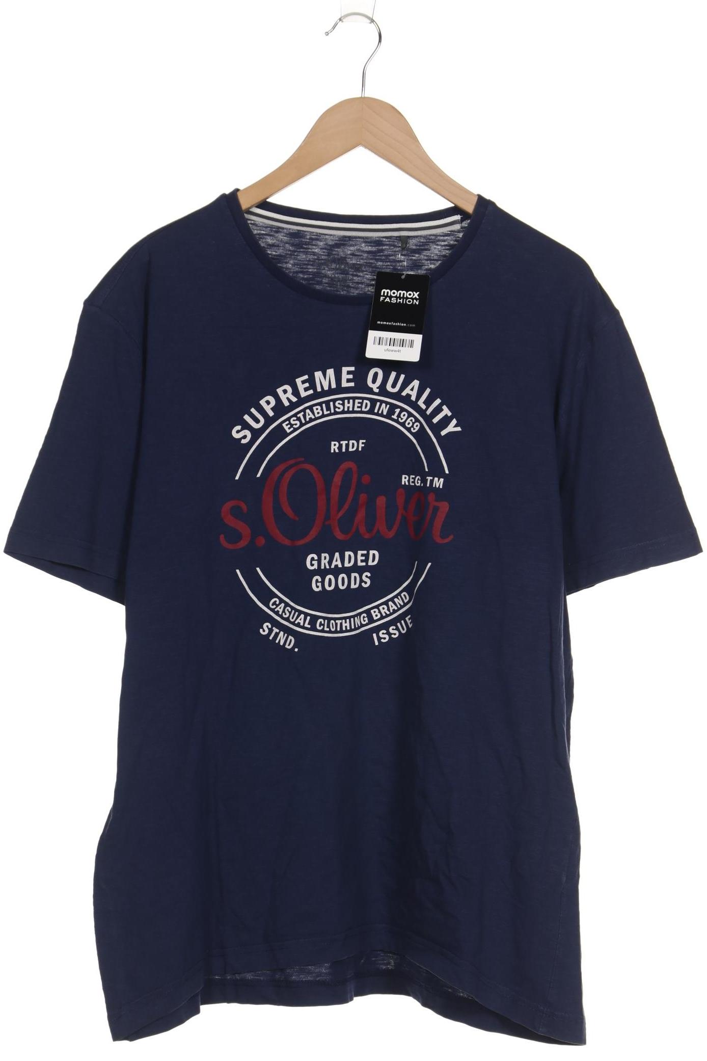 

s.Oliver Herren T-Shirt, marineblau, Gr. 56